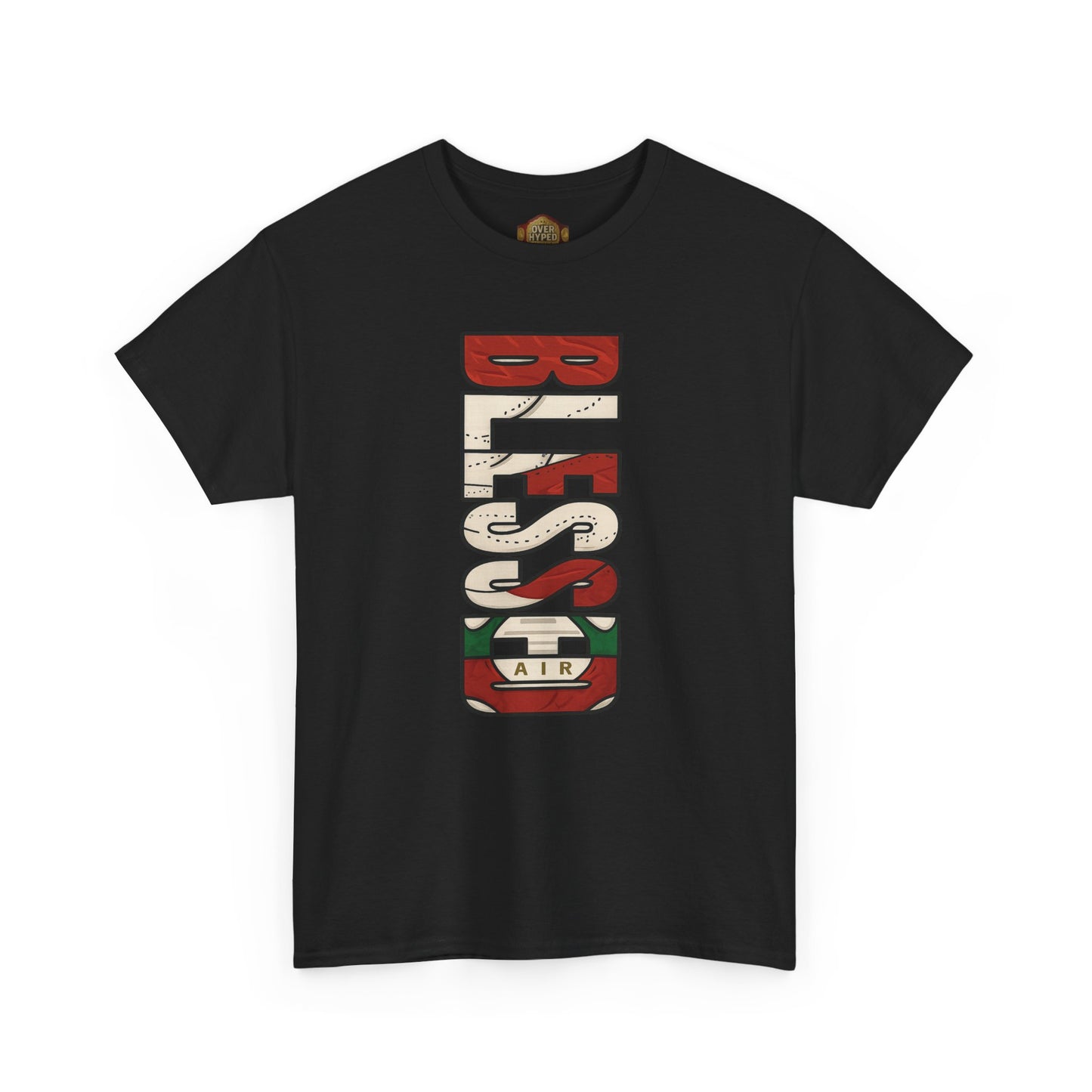 Retro 3 EL VUELO Summit White and Pine Green Shirt - BLESSED