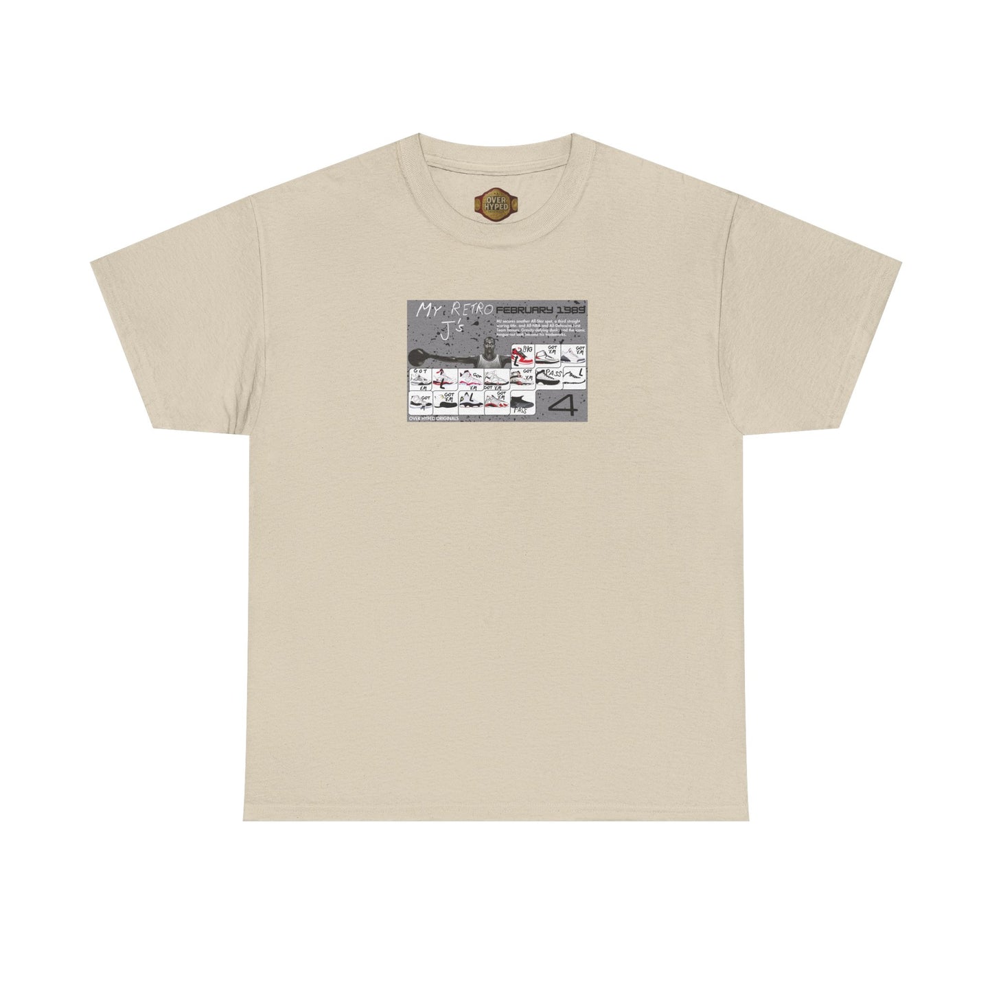 Retro 4 White Cement My Retro Card Shirt