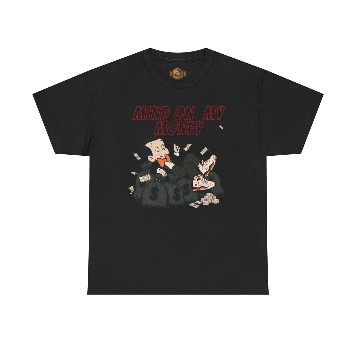 Shirt to Match Retro 5 FIRE RED - MONEY ON MY MIND