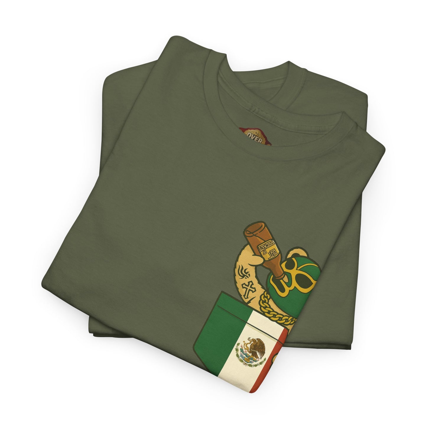 Retro 3 EL VUELO Summit White and Pine Green Shirt - OUT OF POCKET LUCHA