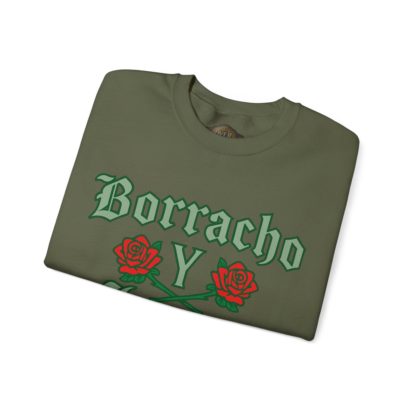 Retro 3 EL VUELO Summit White and Pine Green SweatShirt - BORRACHO Y LOCO