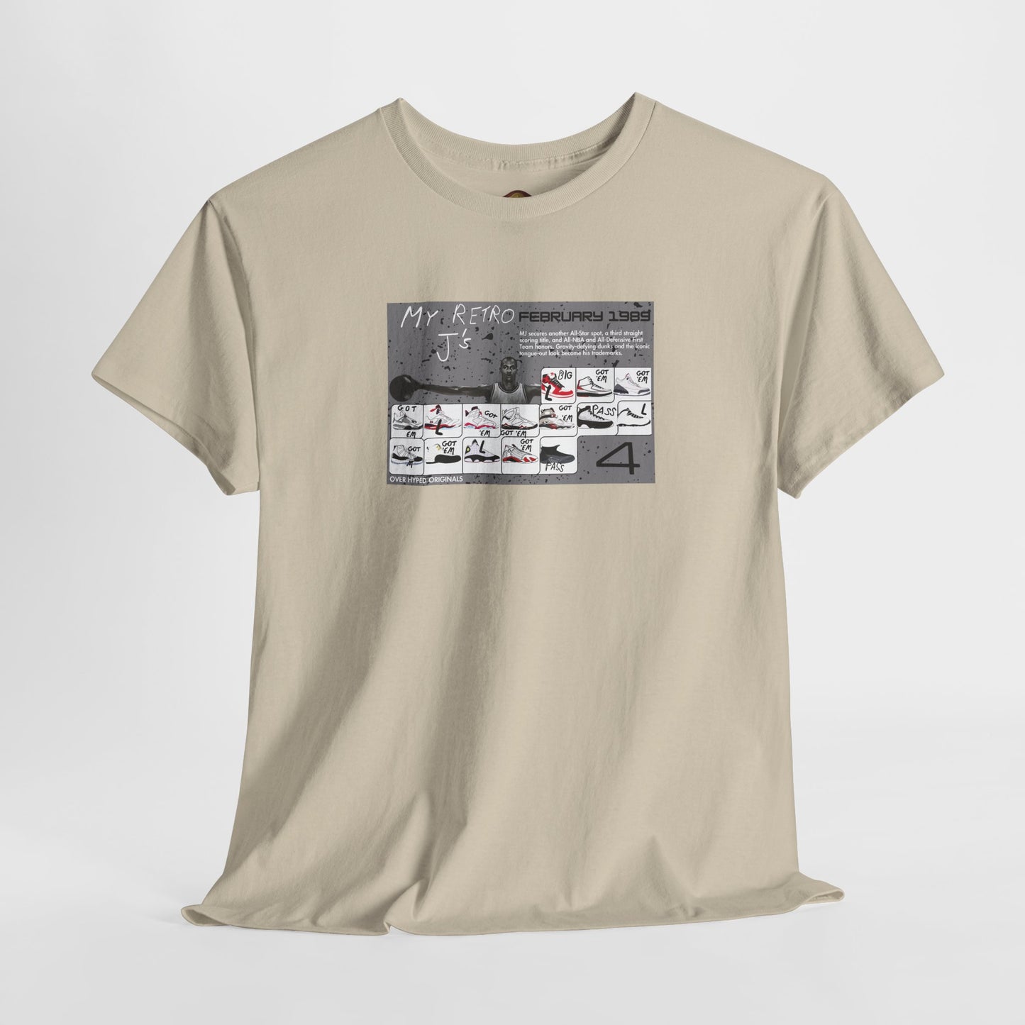 Retro 4 White Cement My Retro Card Shirt