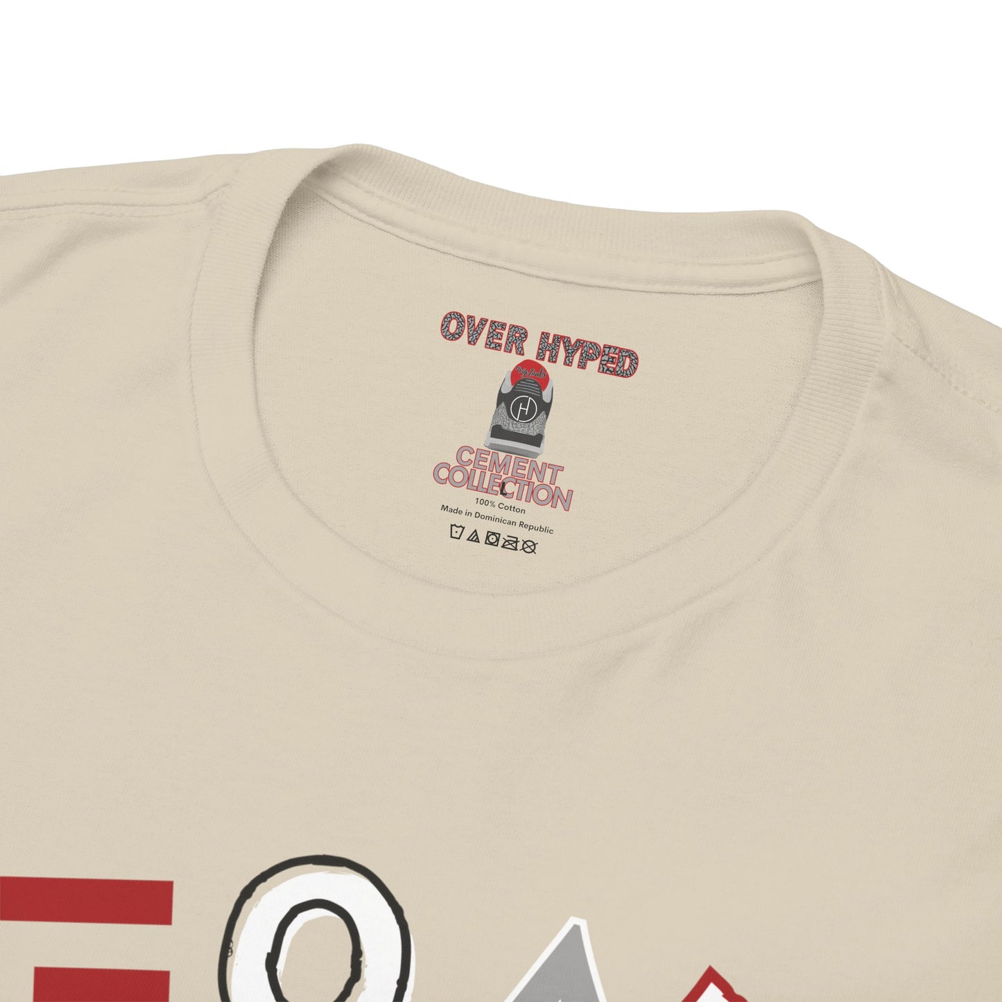 Retro 3 Black Cement/ White Cement G.O.A.T. Shirt