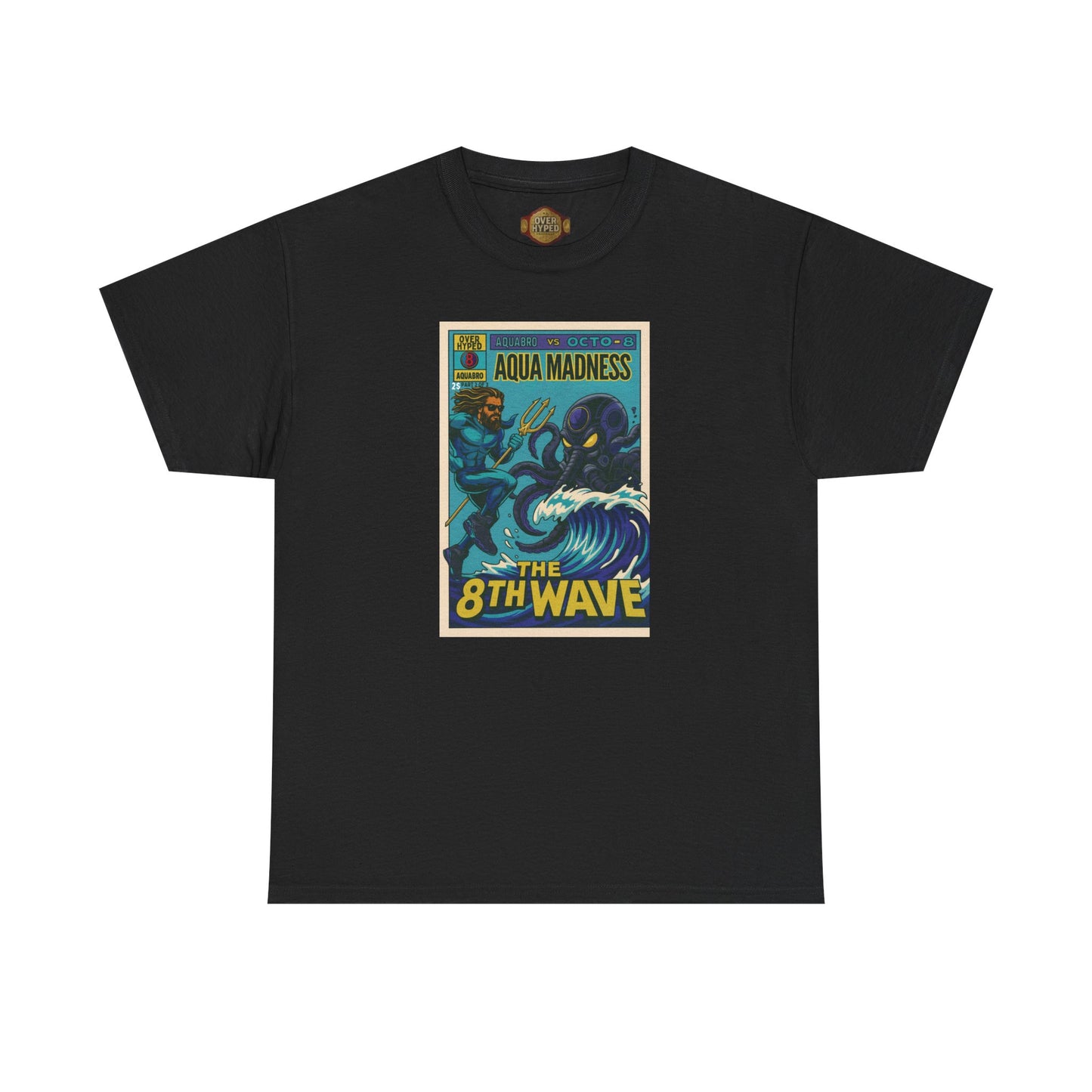Retro 8 Aqua Shirt -  AQUABRO COMIC VERSION 2