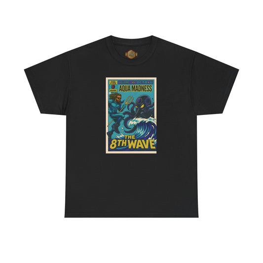 Retro 8 Aqua Shirt -  AQUABRO COMIC VERSION 2