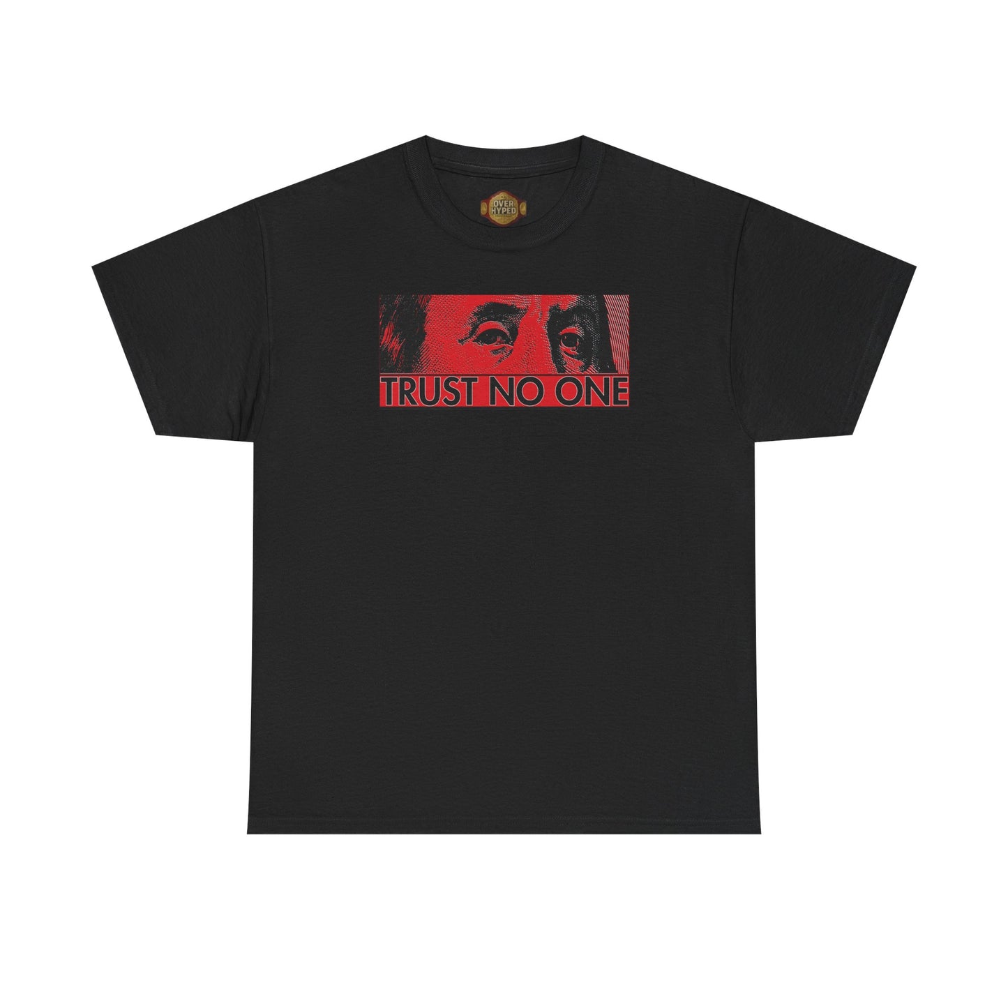 Retro 5 Fire Red "BLACK TONGUE" Shirt-TRUST NO ONE