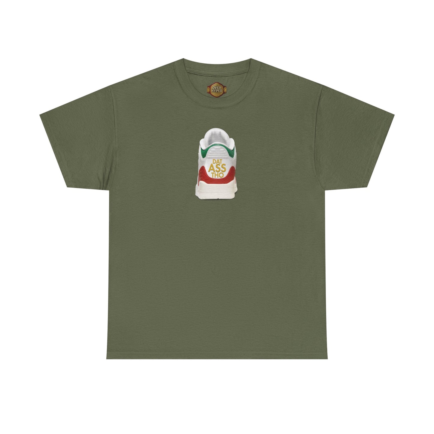 Retro 3 EL VUELO Summit White and Pine Green Shirt -Dat Assss Tho