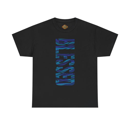 Retro 8 Aqua Shirt - BLESSED