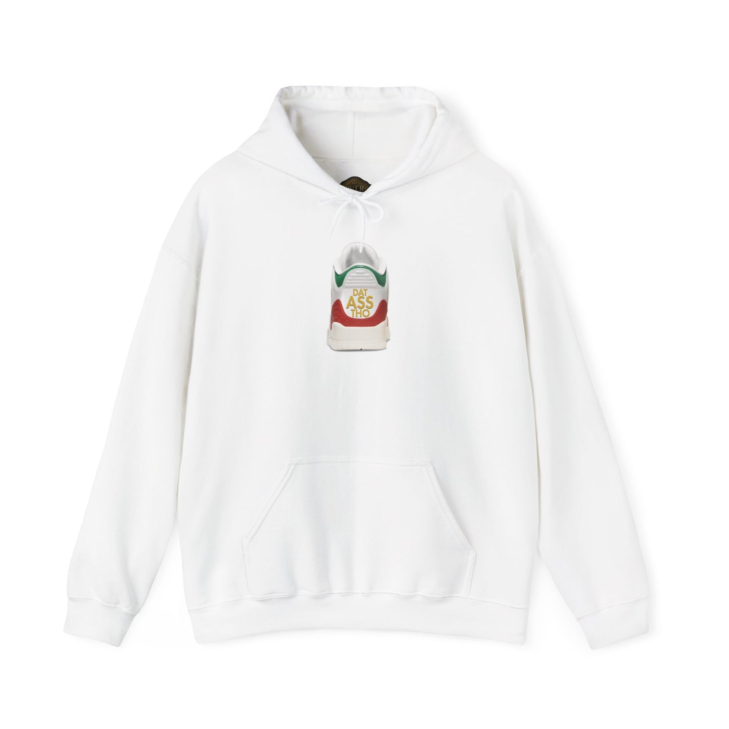 Retro 3 EL VUELO Summit White and Pine Green Hoodie - DAT ASSS THOO