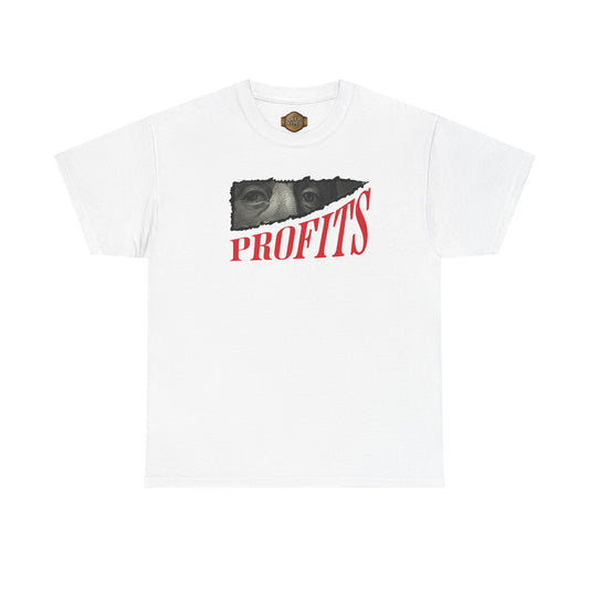Retro 5 Fire Red "BLACK TONGUE" Shirt- -PROFITS