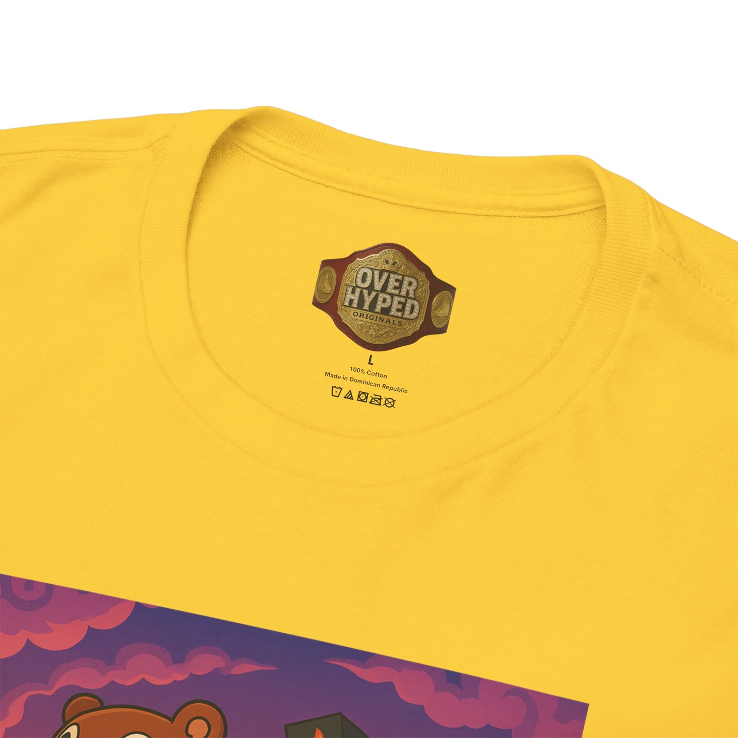 Retro 5 "TOKYO" Varsity Maize and Wolf Grey Shirt- TOKYO BLAST