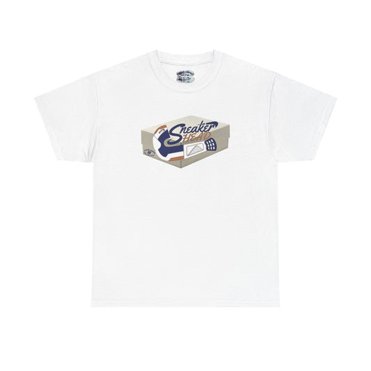 Retro 4 SB Navy SneakerHead Box Shirt