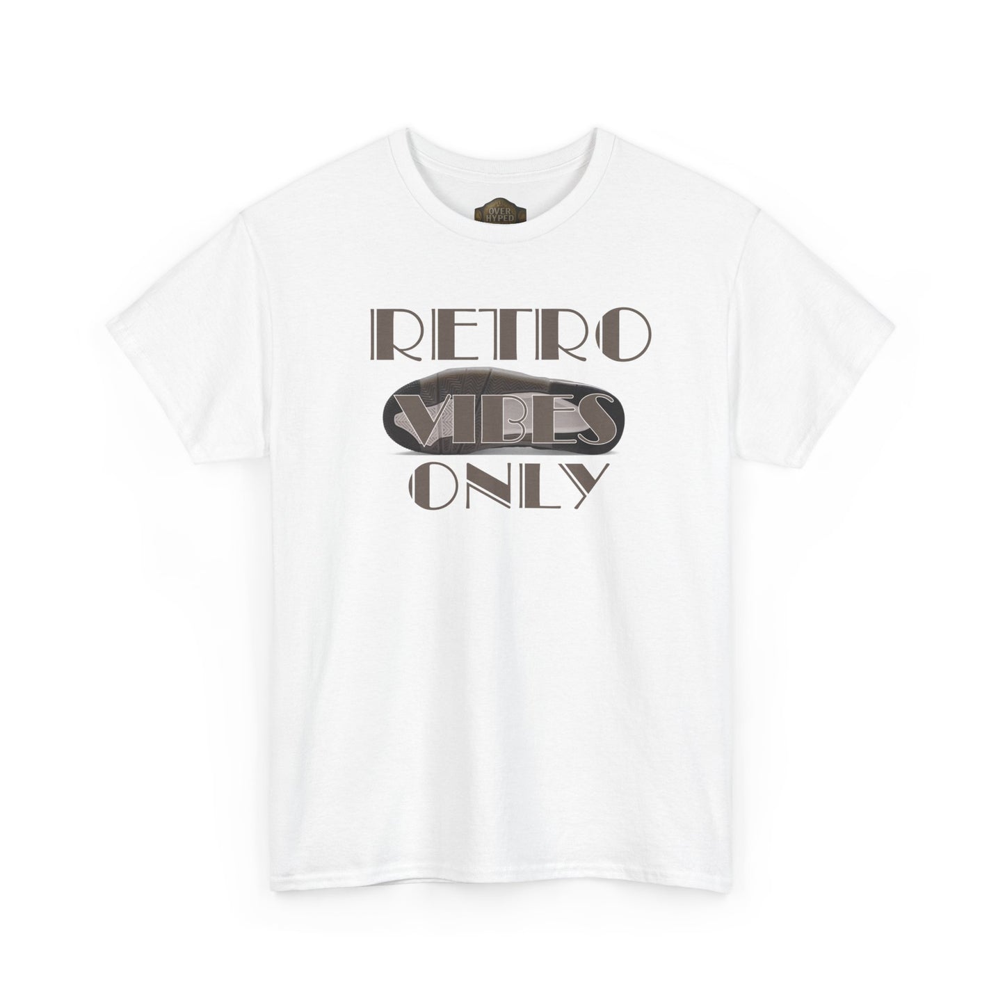 Retro 4 Cave Stone and Black Shirt- Retro Vibes Only