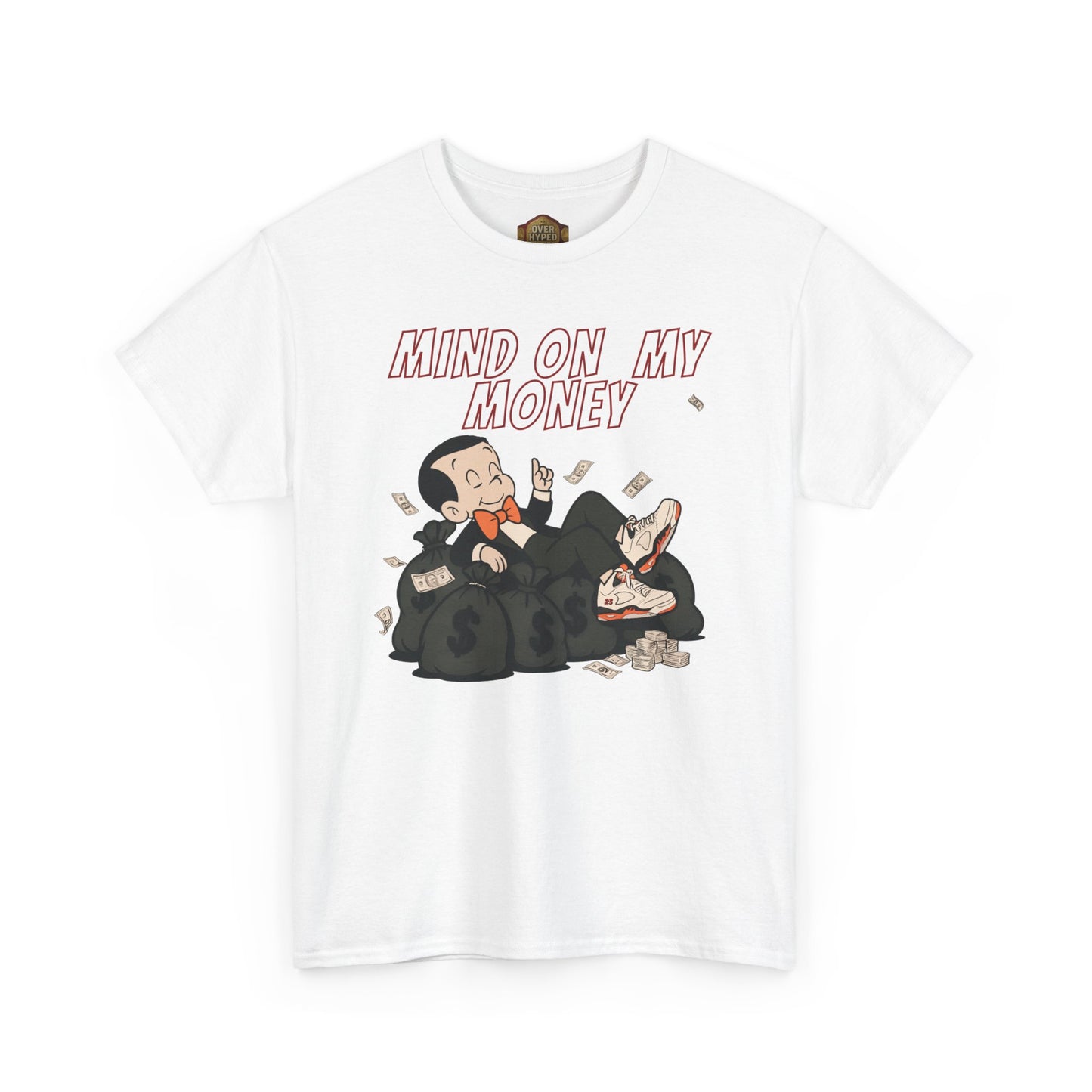Shirt to Match Retro 5 FIRE RED - MONEY ON MY MIND