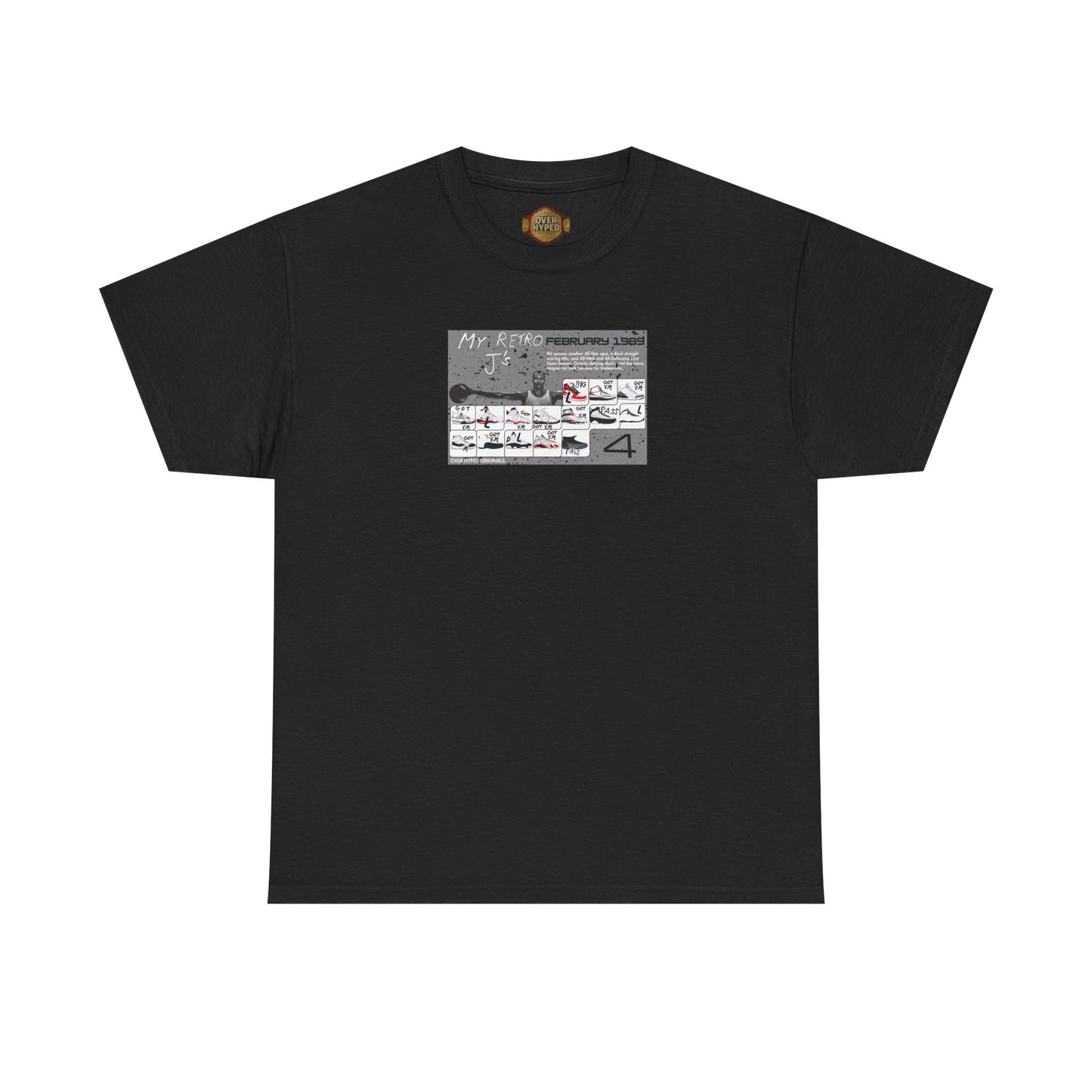 Retro 4 White Cement My Retro Card Shirt