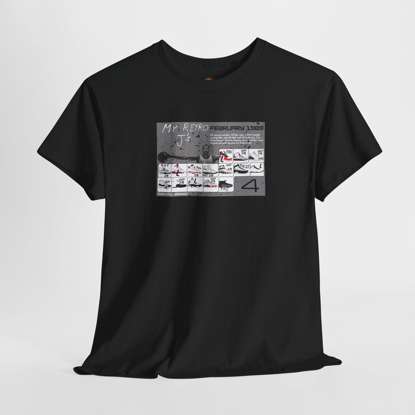 Retro 4 White Cement My Retro Card Shirt