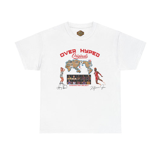 Retro 5 Fire Red "BLACK TONGUE" Shirt-  VERSUS