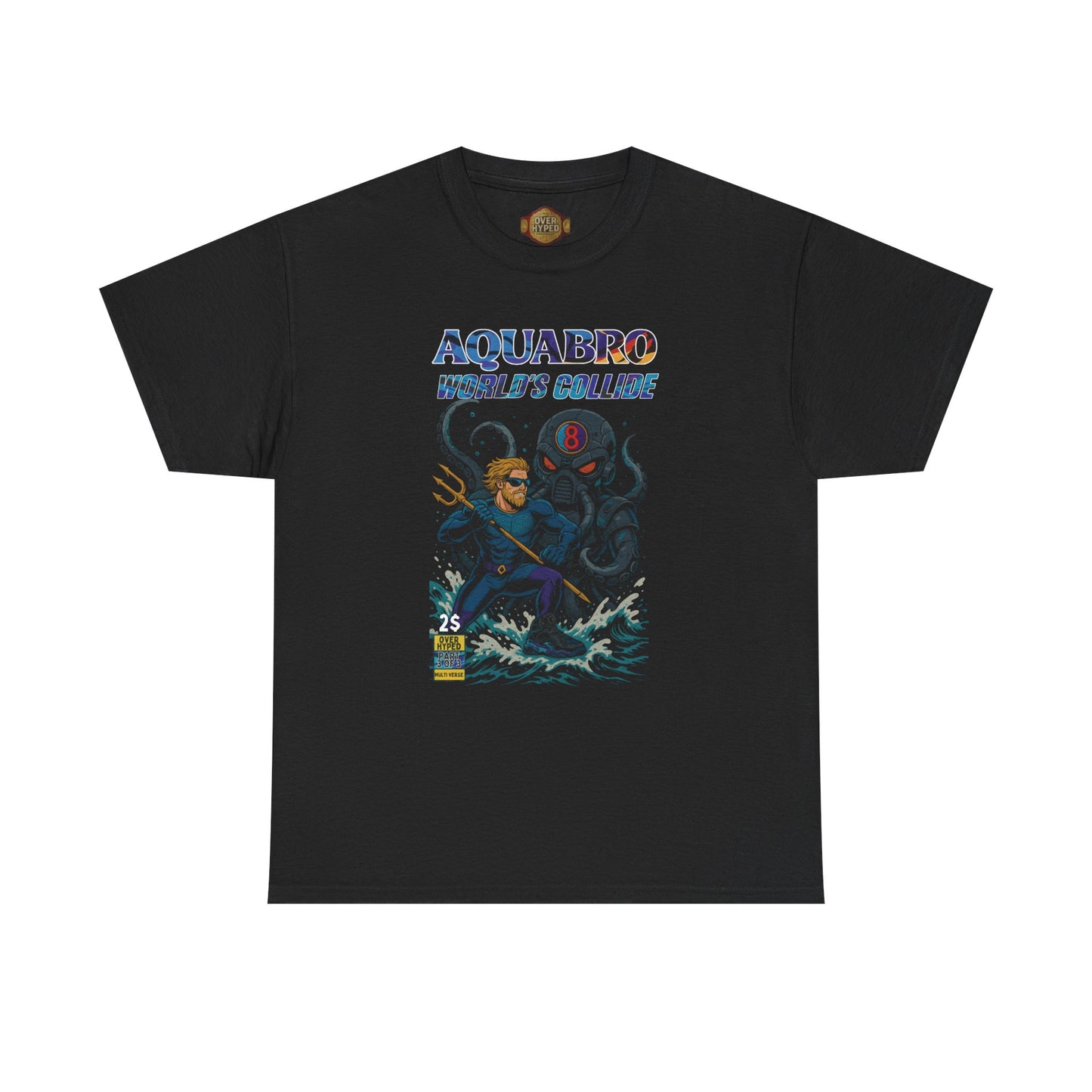Retro 8 Aqua Shirt - AQUABRO COMIC VERSION 1 SHIRT
