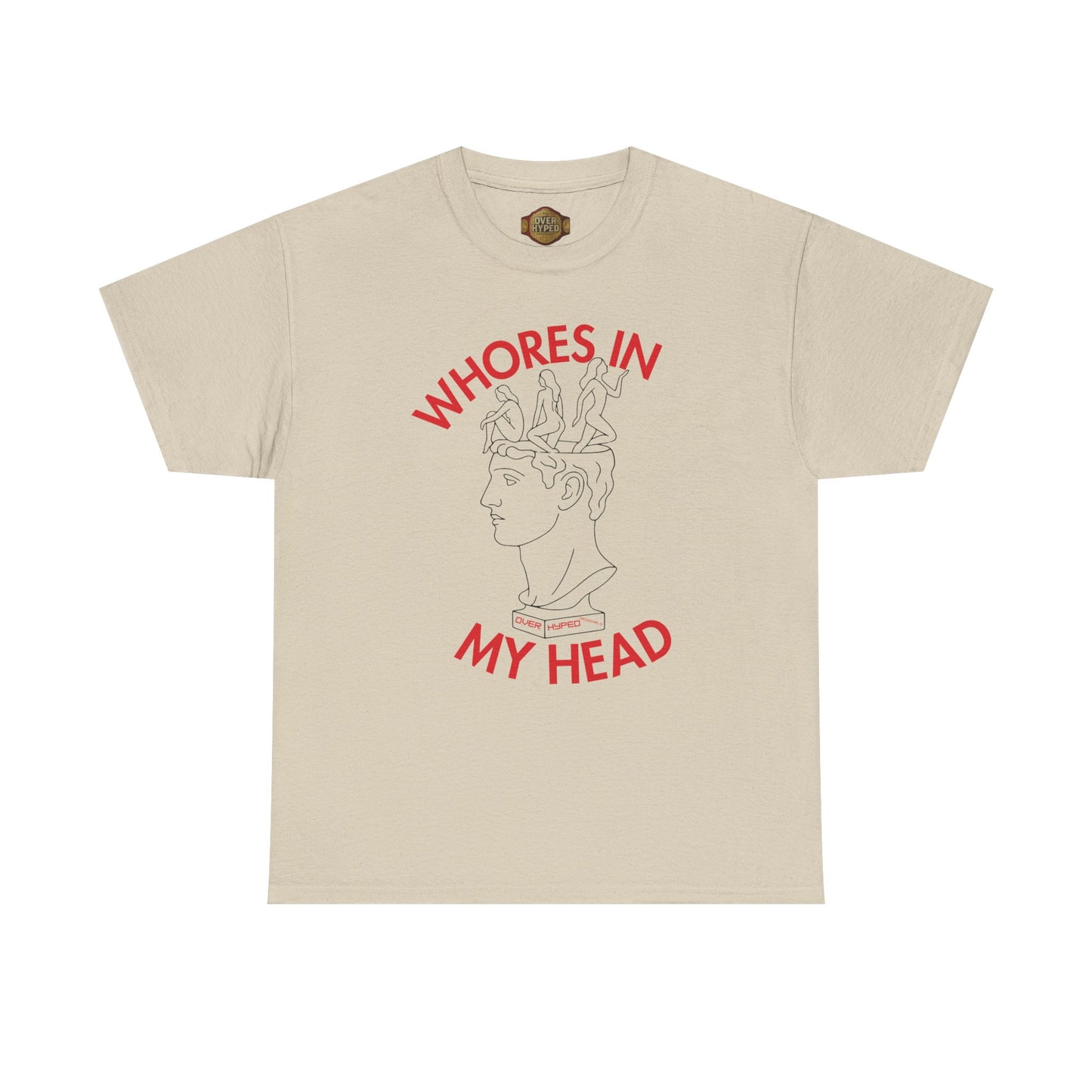 Retro 5 Fire Red "BLACK TONGUE" Shirt-WHORESINMYHEAD   AJ FIRE RED