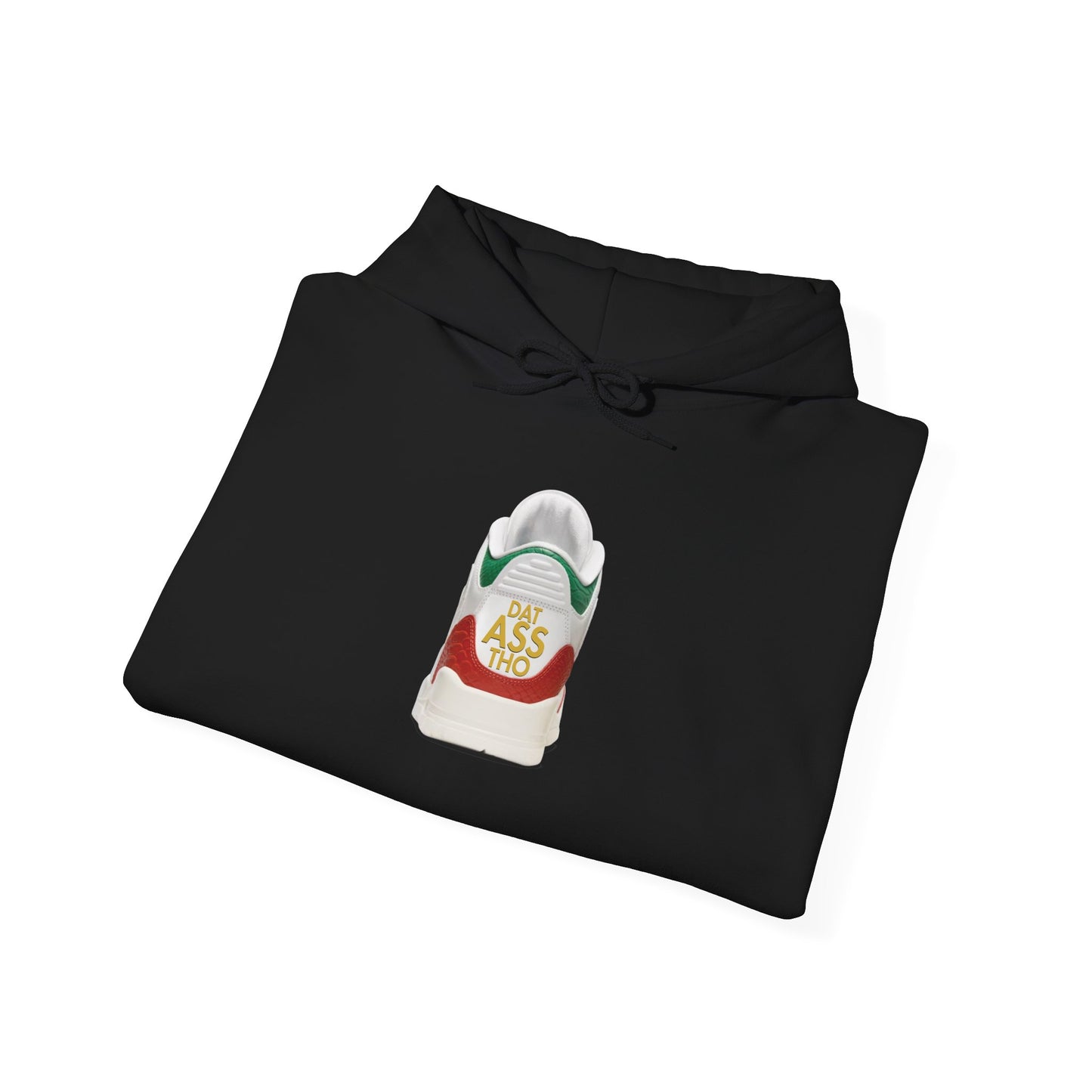 Retro 3 EL VUELO Summit White and Pine Green Hoodie - DAT ASSS THOO
