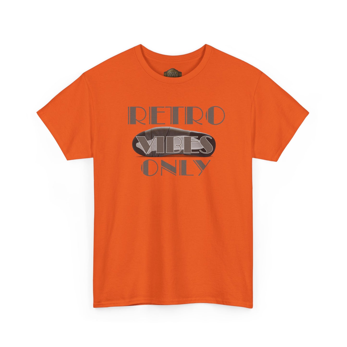 Retro 4 Cave Stone and Black Shirt- Retro Vibes Only