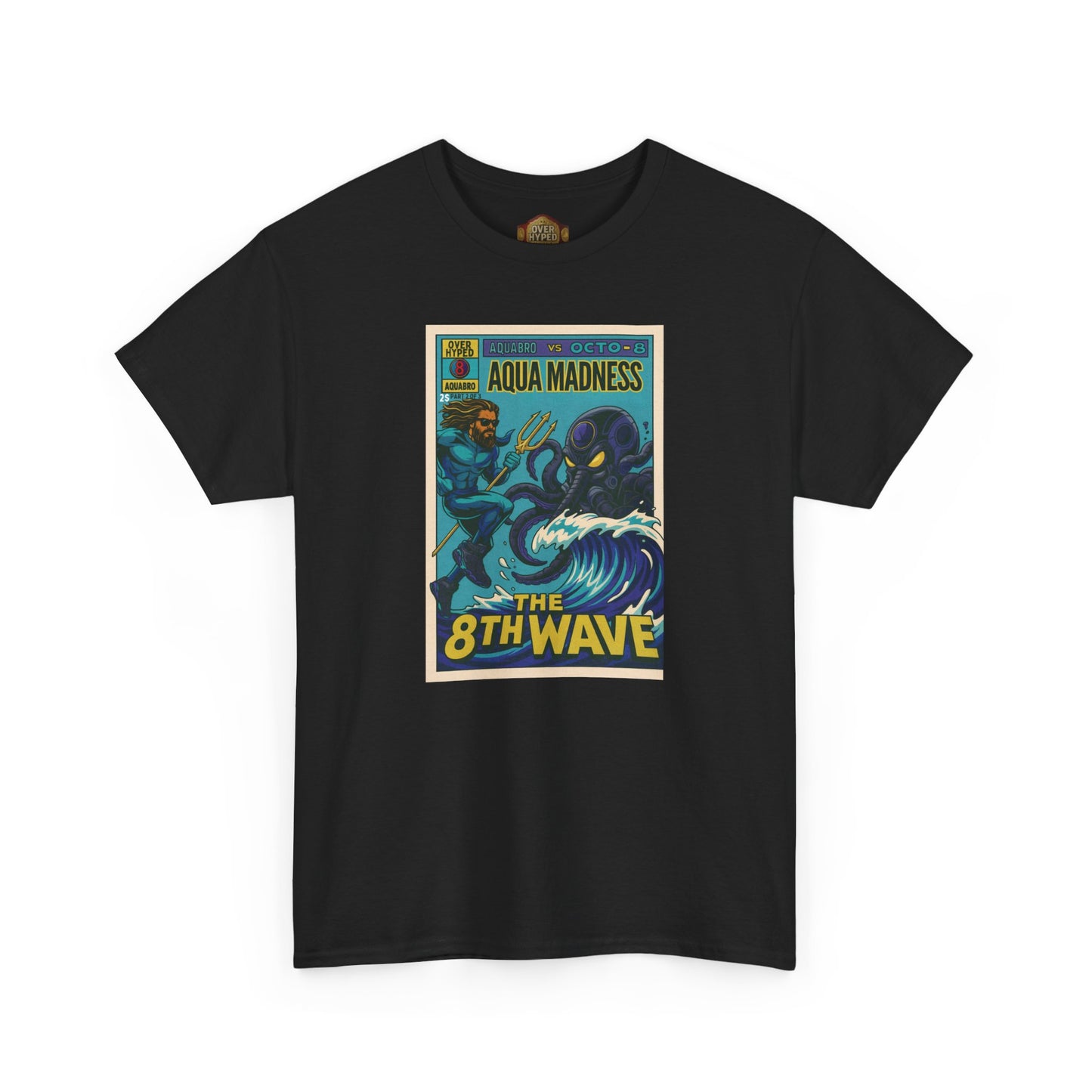 Retro 8 Aqua Shirt -  AQUABRO COMIC VERSION 2