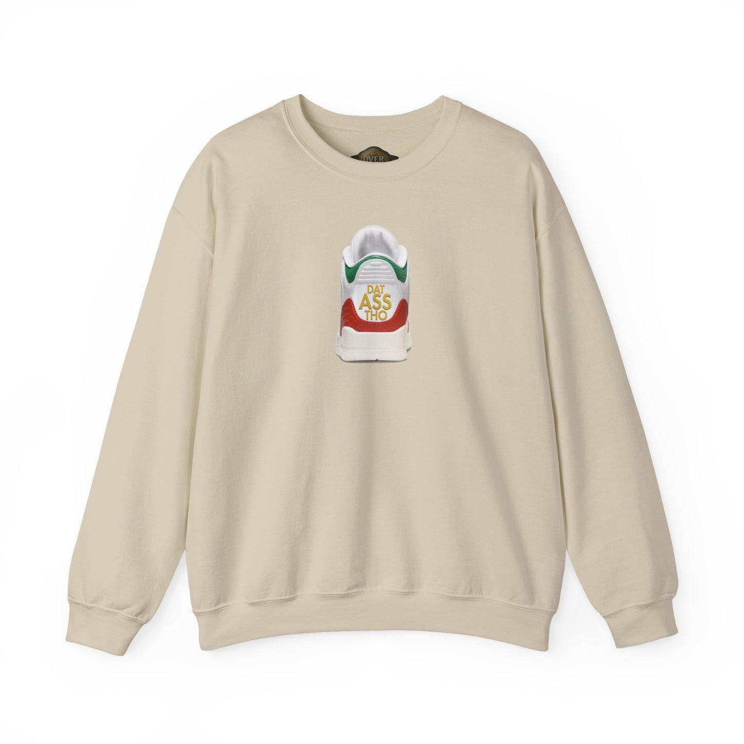 Retro 3 EL VUELO Summit White and Pine Green SweatShirt - DAT ASSSS THOO