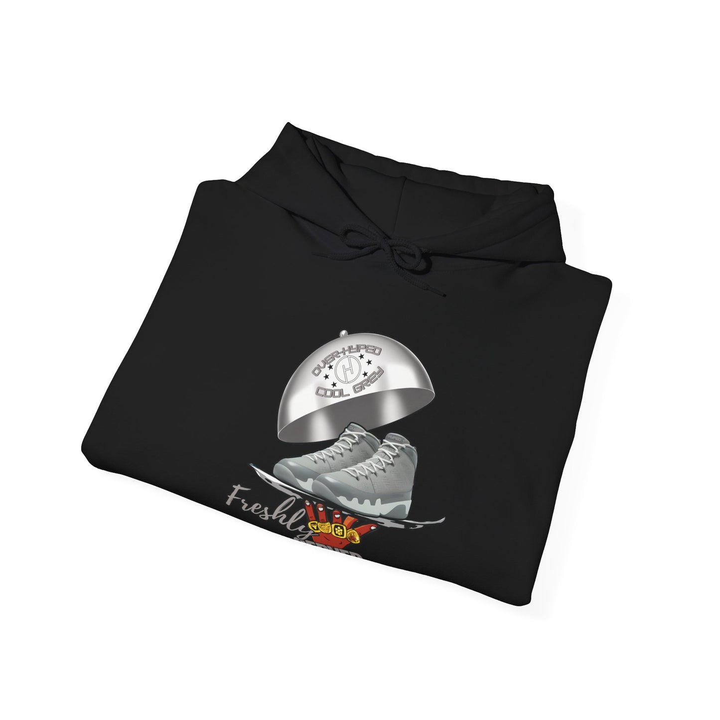 Retro 9 Cool Grey- Freshly Served Hoodie