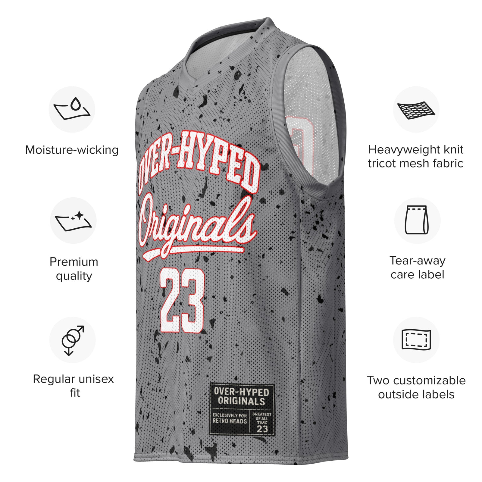 Retro 4 White Cement "GOAT" Jersey – Over-Hyped Originals