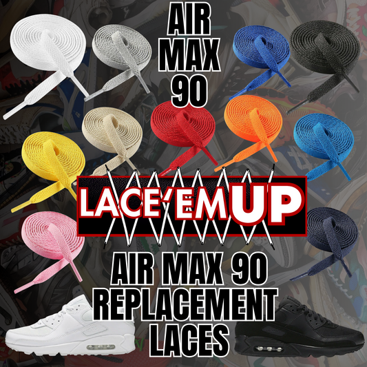 AIR MAX 90 Shoe Laces Replacement-Premium Laces for Air Max 90 SHOE LACES