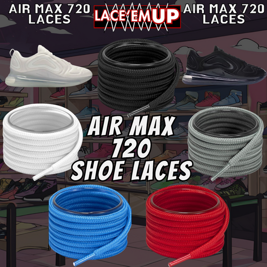 Air Max 720 Shoe Laces  Premium Replacement Rope Round Shoe Laces