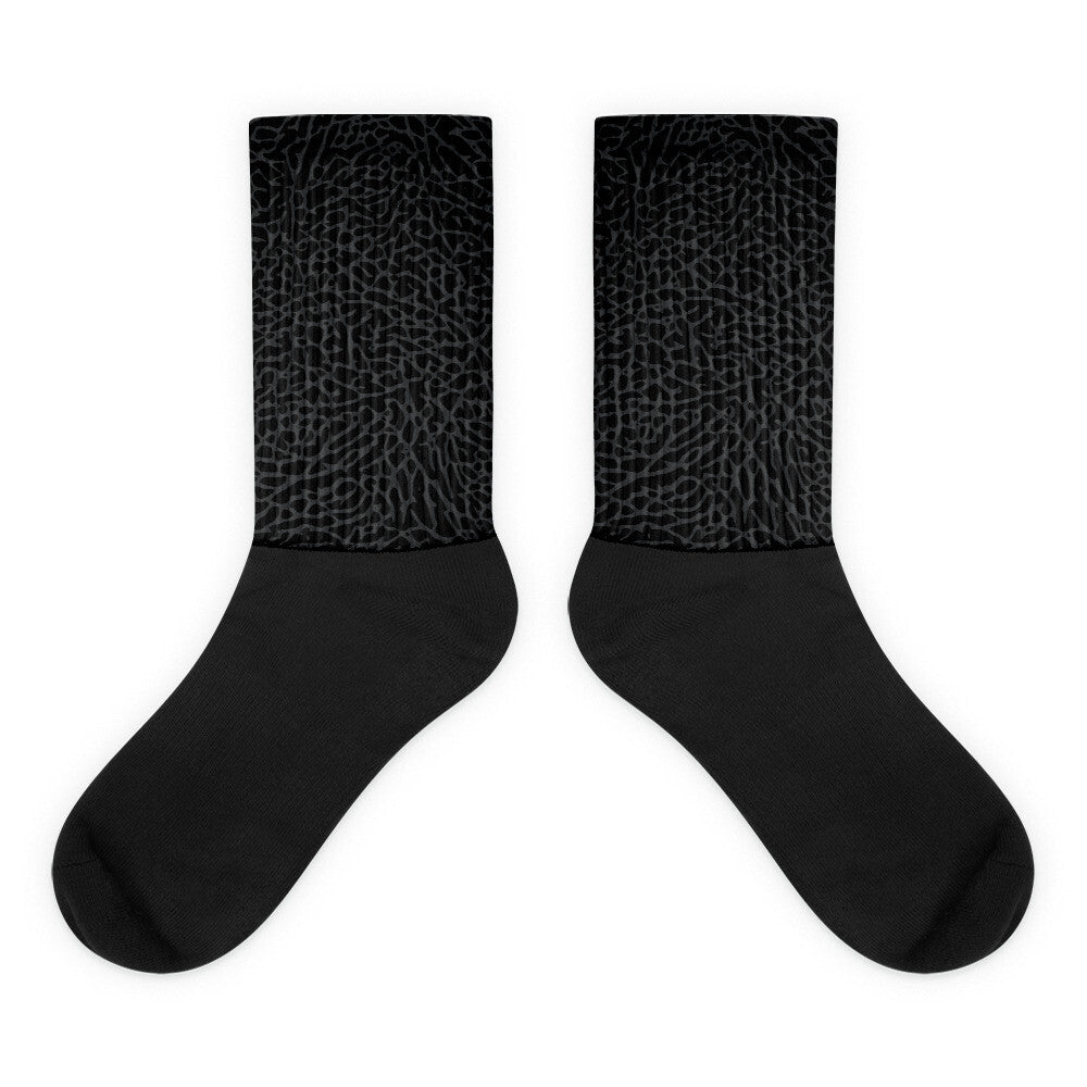 socks to match aj3 black cat 3's