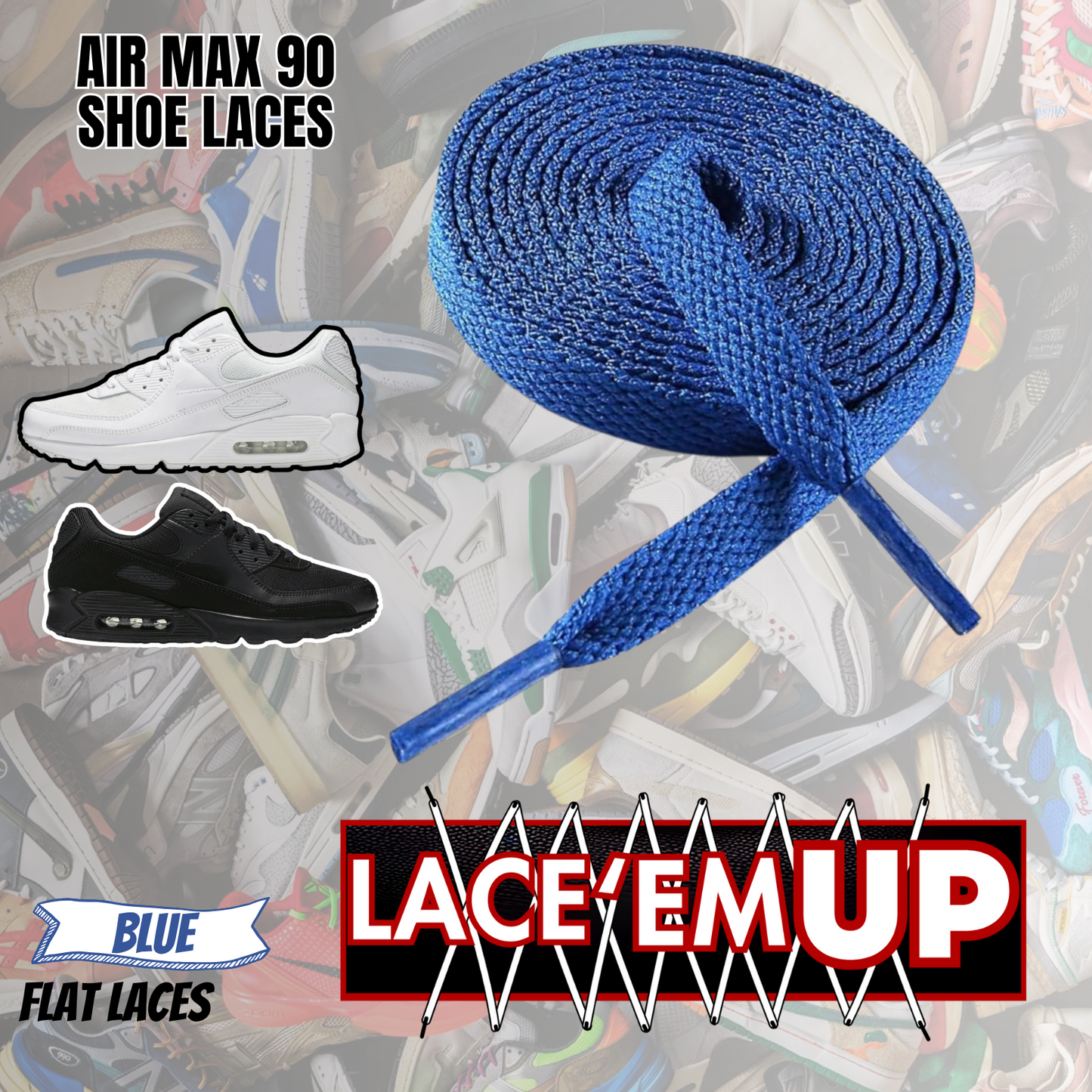 AIR MAX 90 Shoe Laces Replacement-Premium Laces for Air Max 90 SHOE LACES