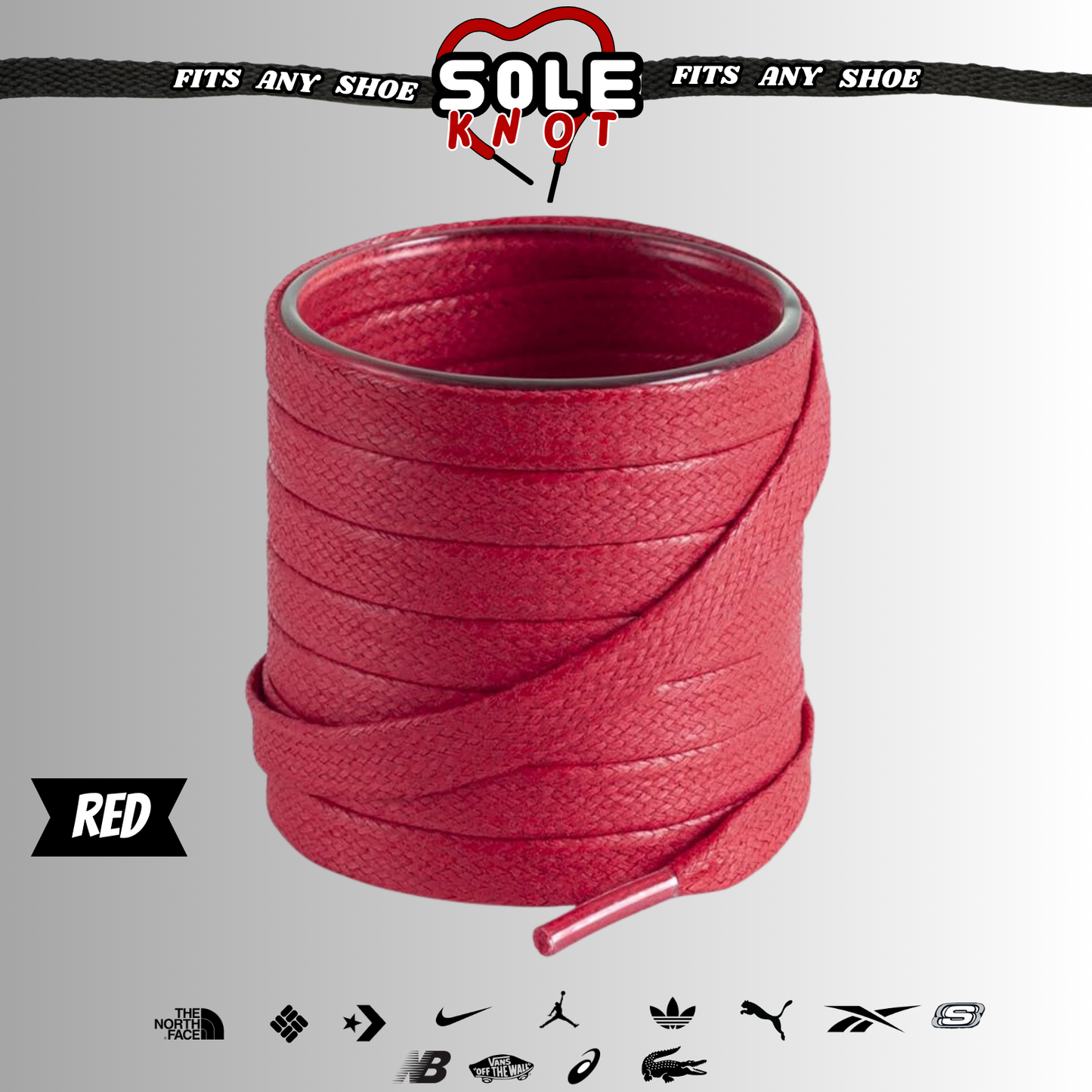 Premium Wax Flat Shoe laces for Air Jordan/Asics/Ultra Boost by Sole Knot