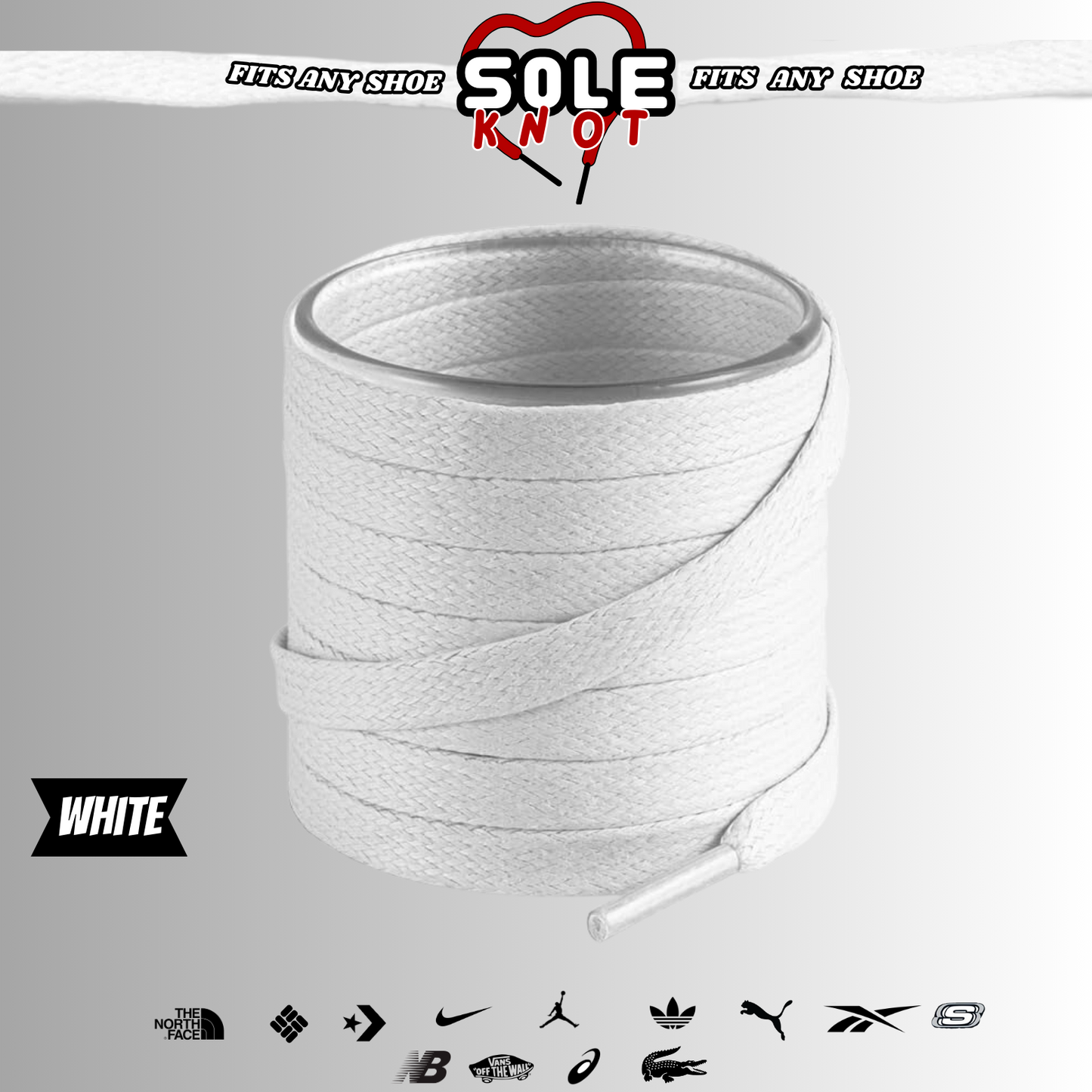 Premium Wax Flat Shoe laces for Air Jordan/Asics/Ultra Boost by Sole Knot
