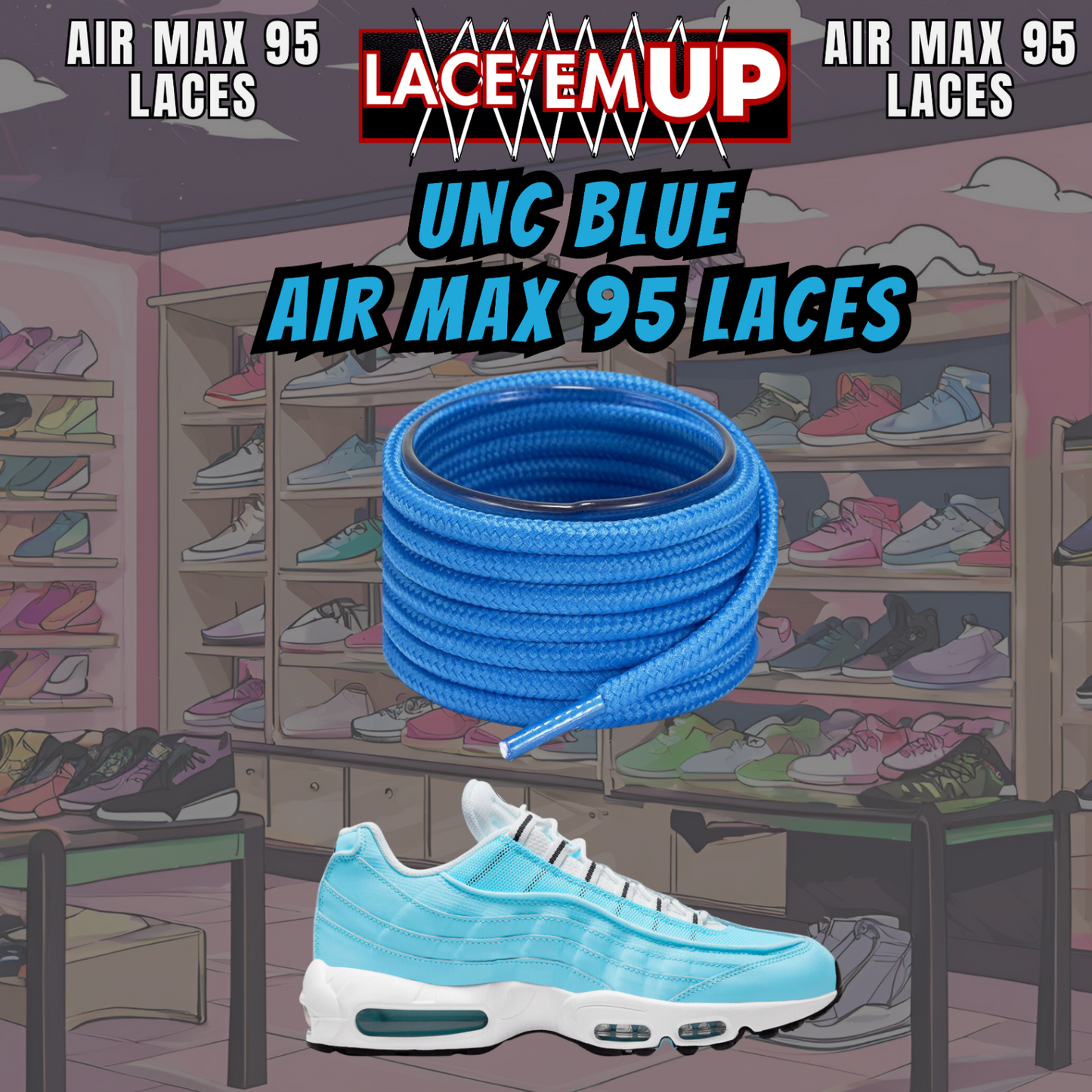 Air Max 95 Shoe Laces  Premium Replacement Rope Round Shoe Laces