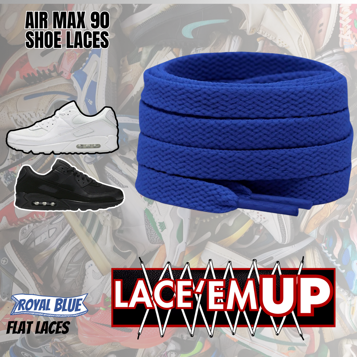 AIR MAX 90 Shoe Laces Replacement-Premium Laces for Air Max 90 SHOE LACES