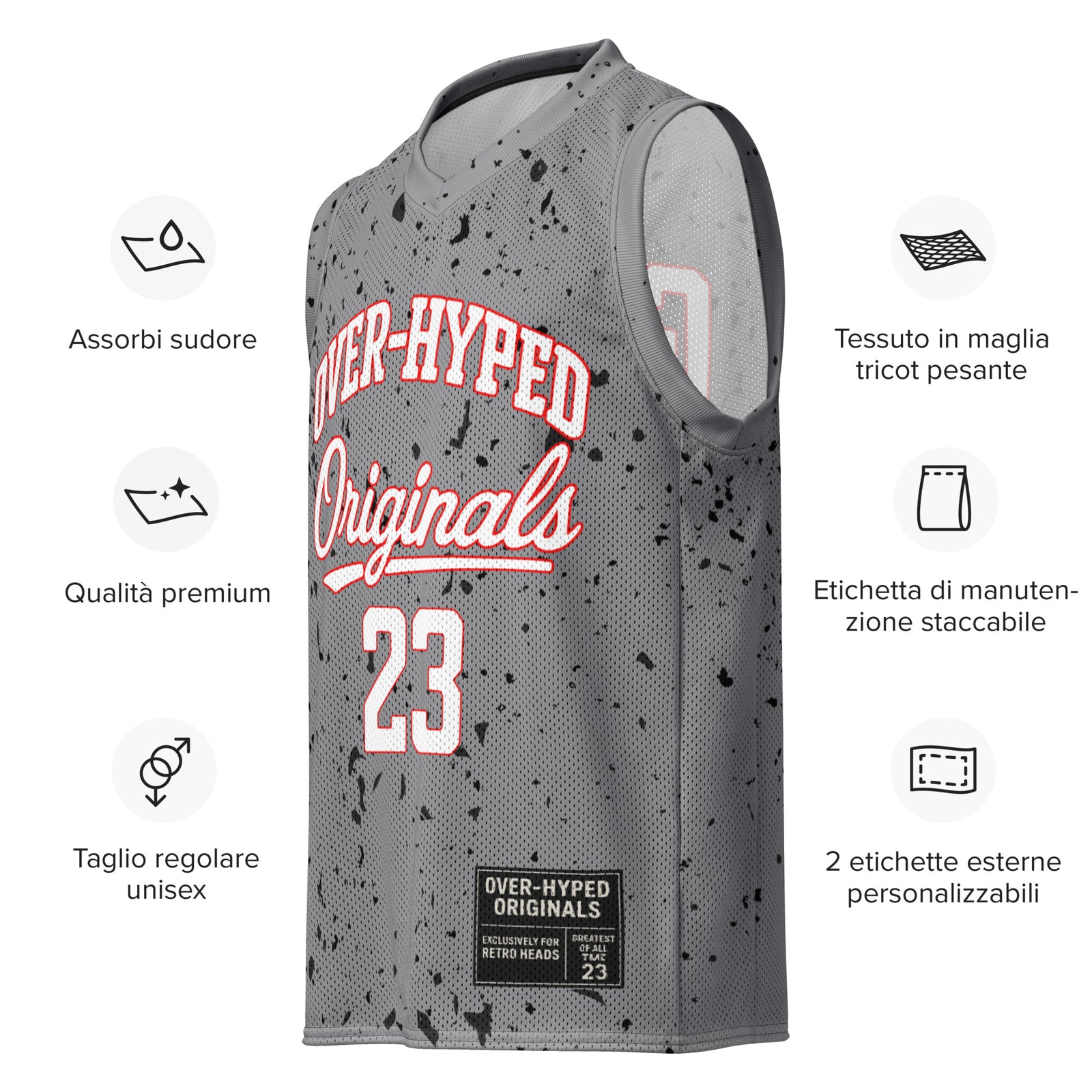 Retro 4 White Cement "GOAT" Jersey – Over-Hyped Originals
