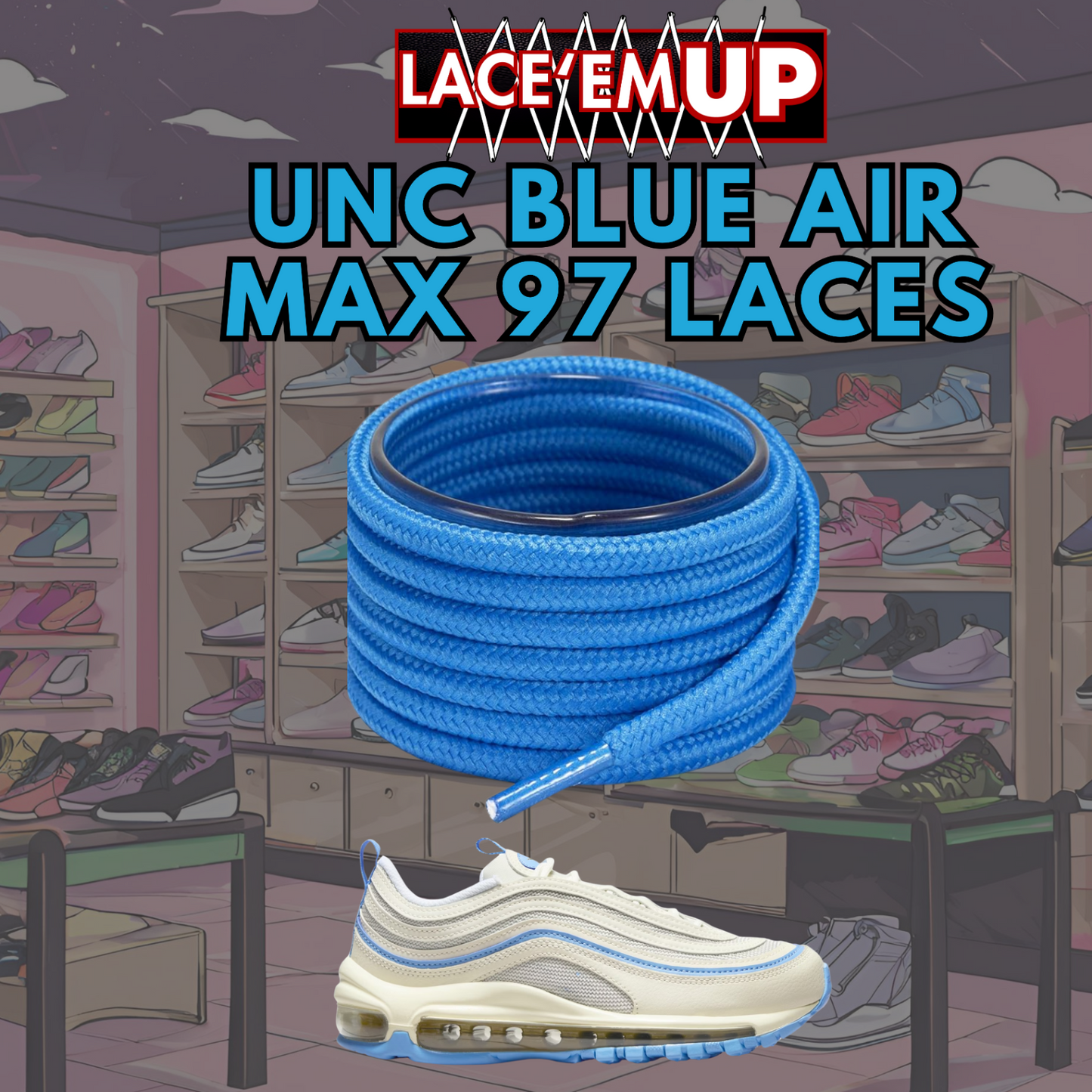 Air Max 97 Shoe Laces  Premium Replacement Rope Round Shoe Laces
