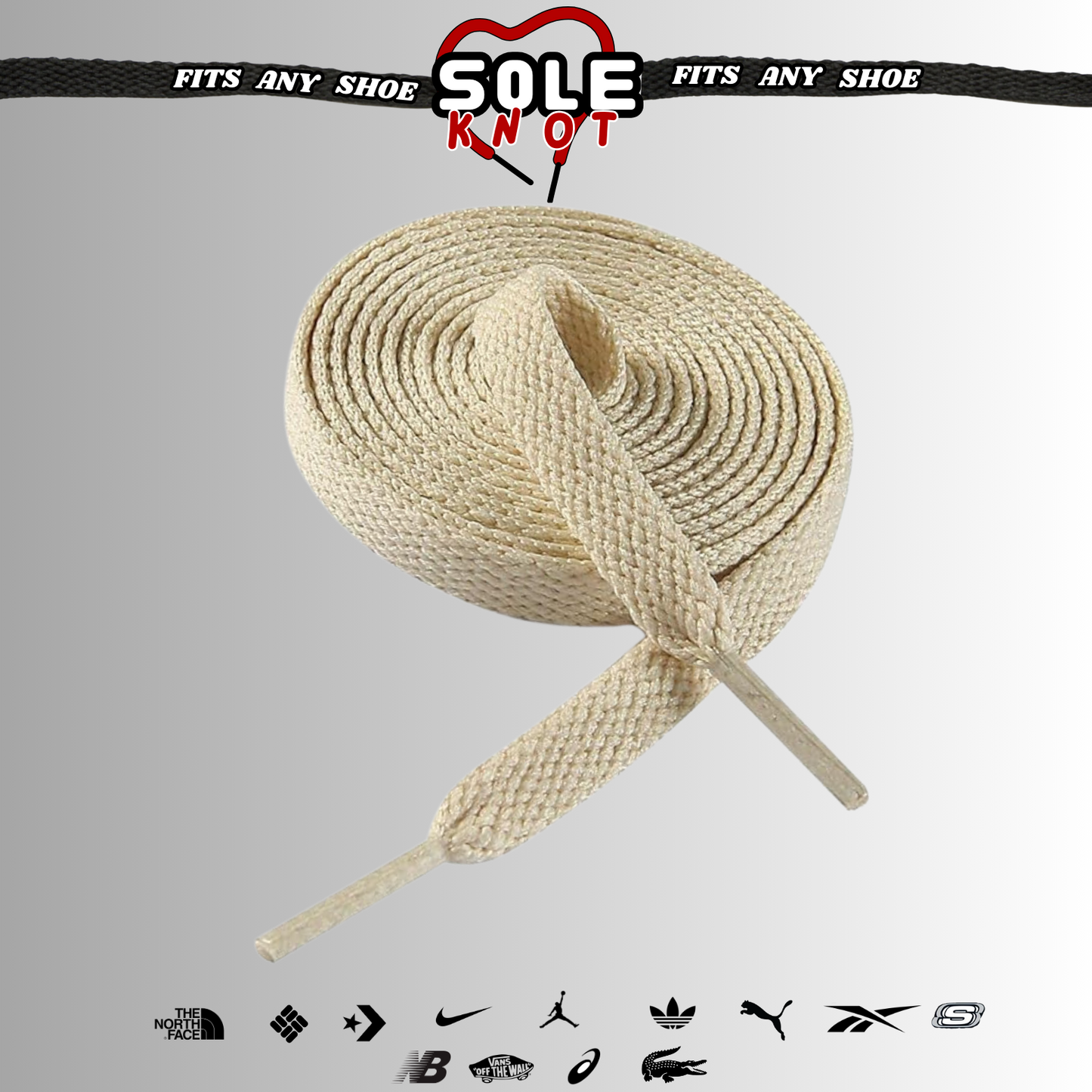Premium Flat ShoeLaces Replacement for Air Jordan 1,2,3 Air Force Dunk Sole Knot