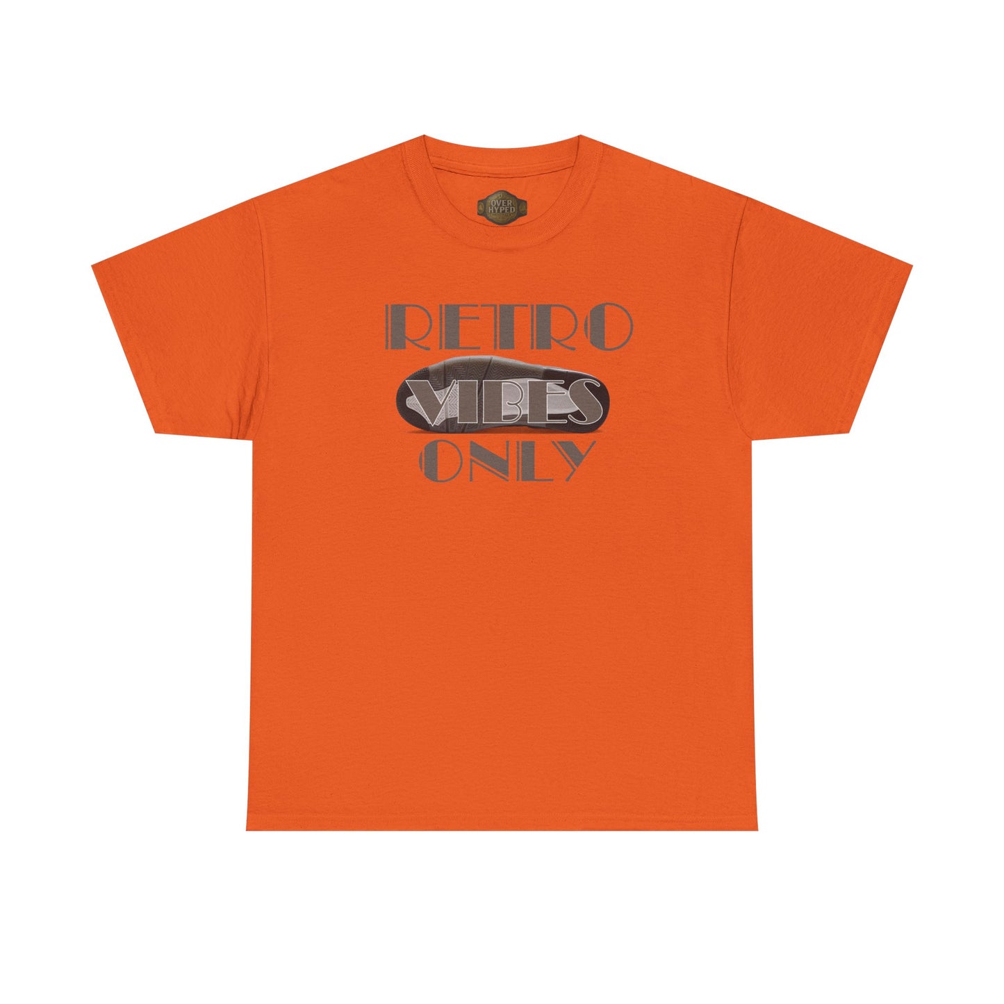 Retro 4 Cave Stone and Black Shirt- Retro Vibes Only
