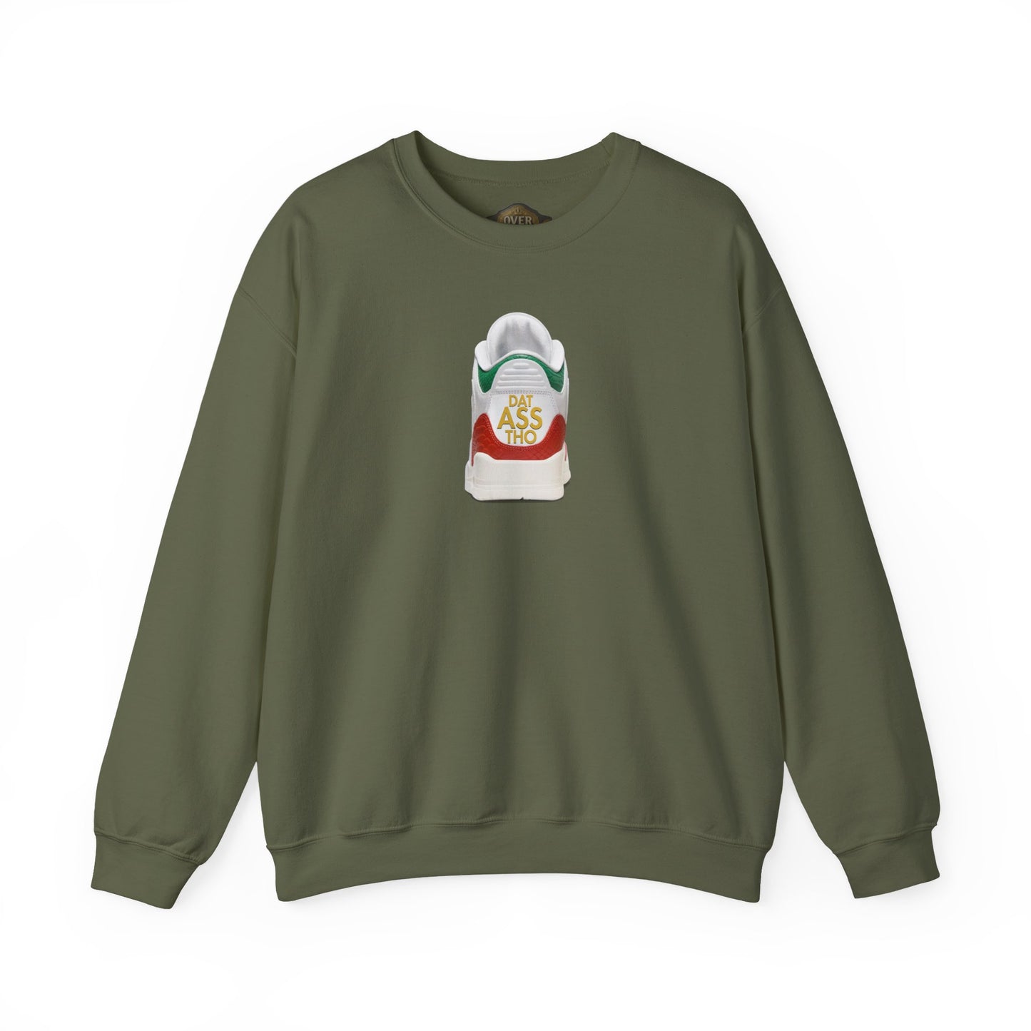 Retro 3 EL VUELO Summit White and Pine Green SweatShirt - DAT ASSSS THOO