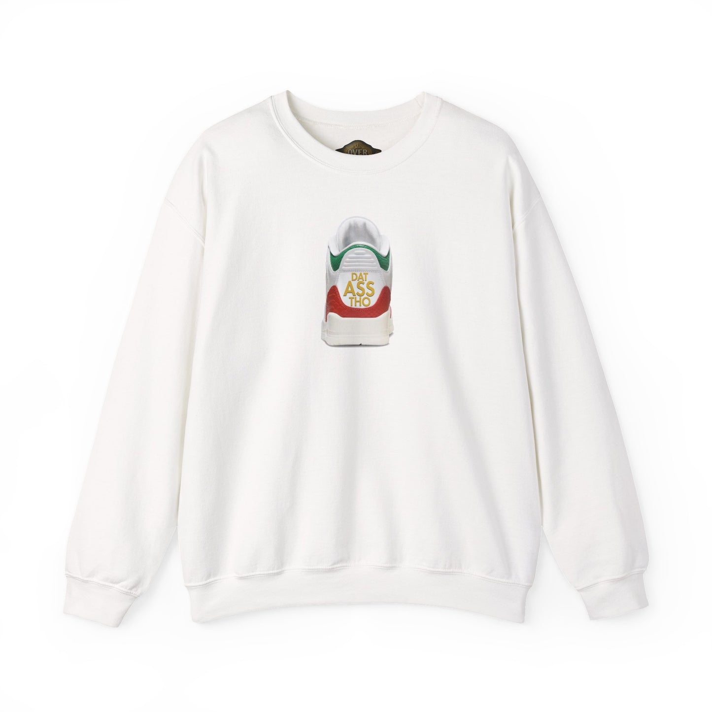 Retro 3 EL VUELO Summit White and Pine Green SweatShirt - DAT ASSSS THOO