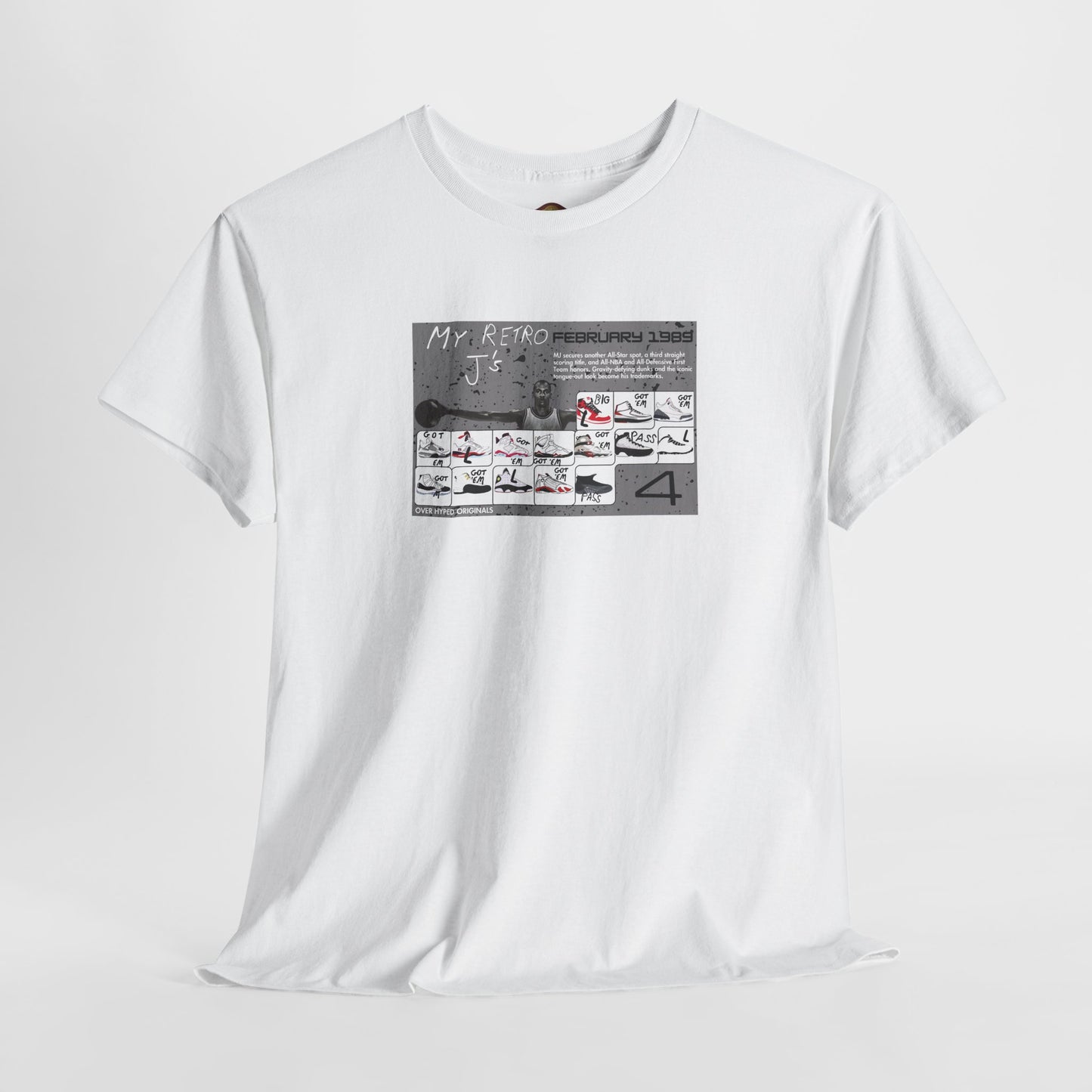 Retro 4 White Cement My Retro Card Shirt