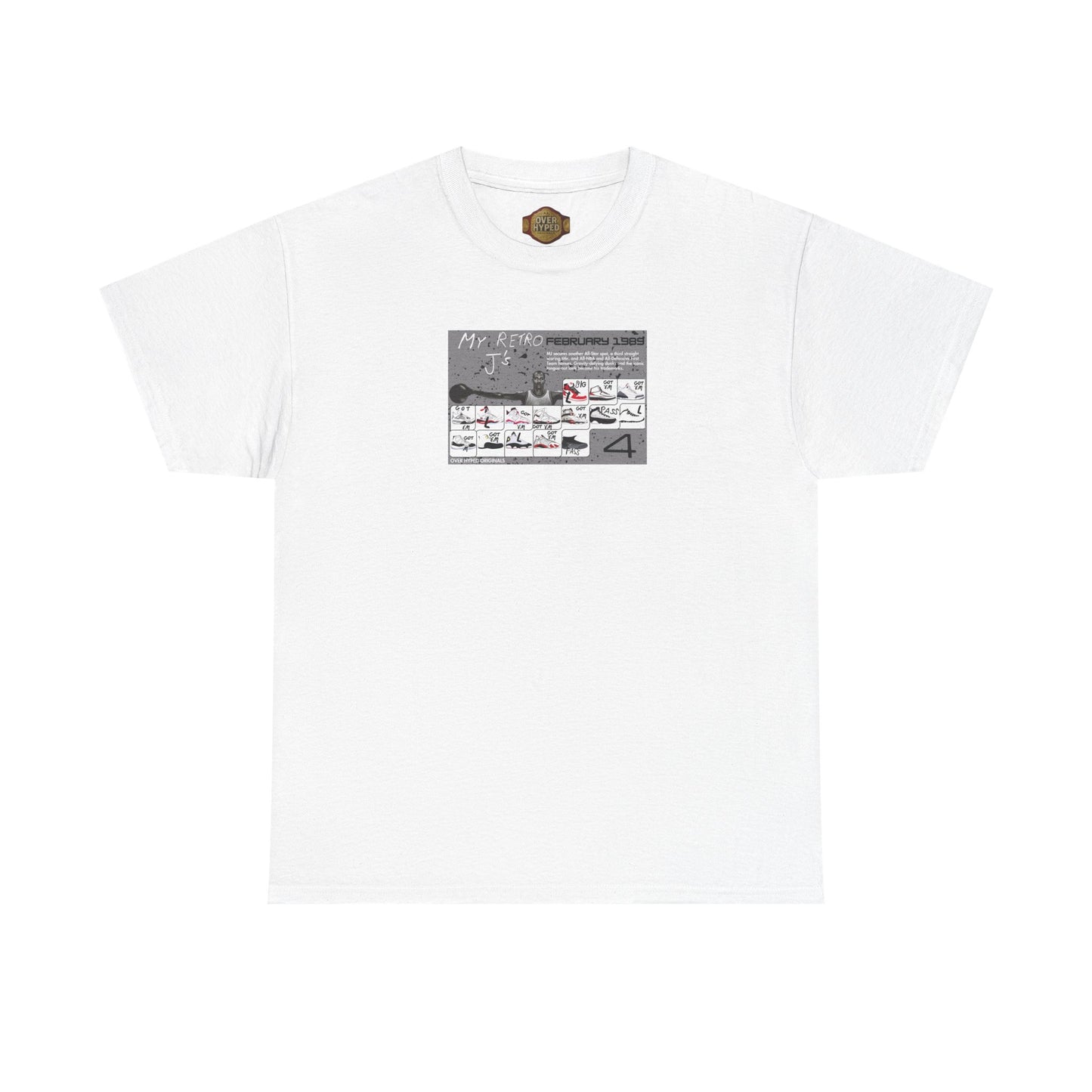 Retro 4 White Cement My Retro Card Shirt