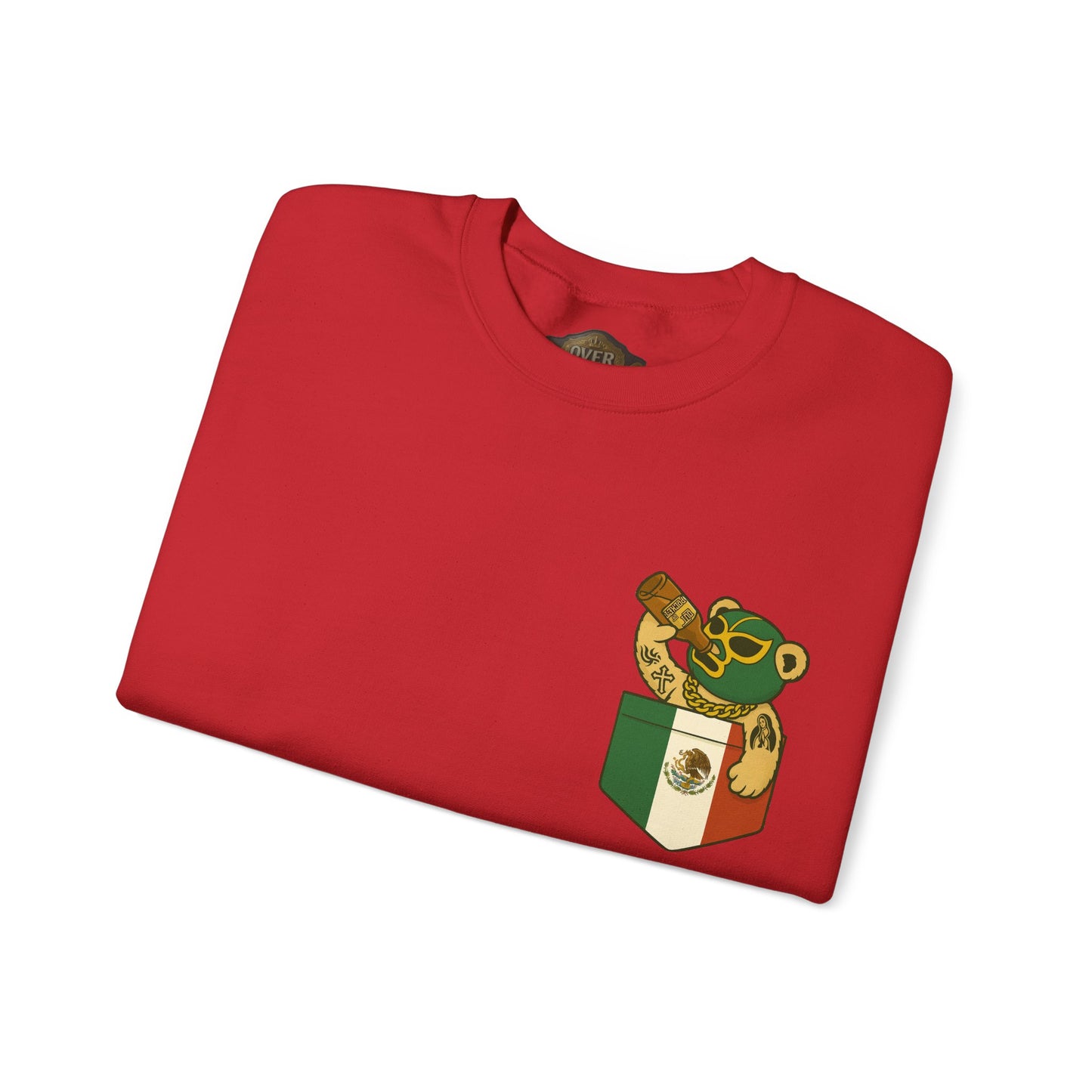 Retro 3 EL VUELO Summit White and Pine Green SweatShirt - OUT OF POCKET LUCHA
