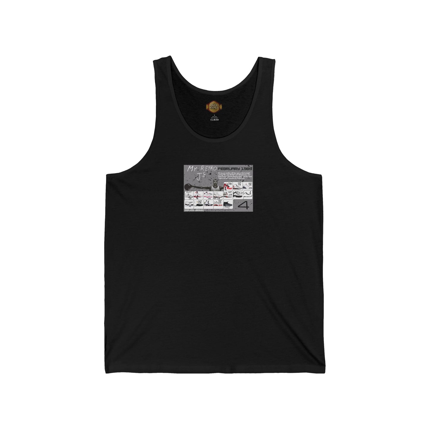 Retro 4 White Cement My Retro Card Tank