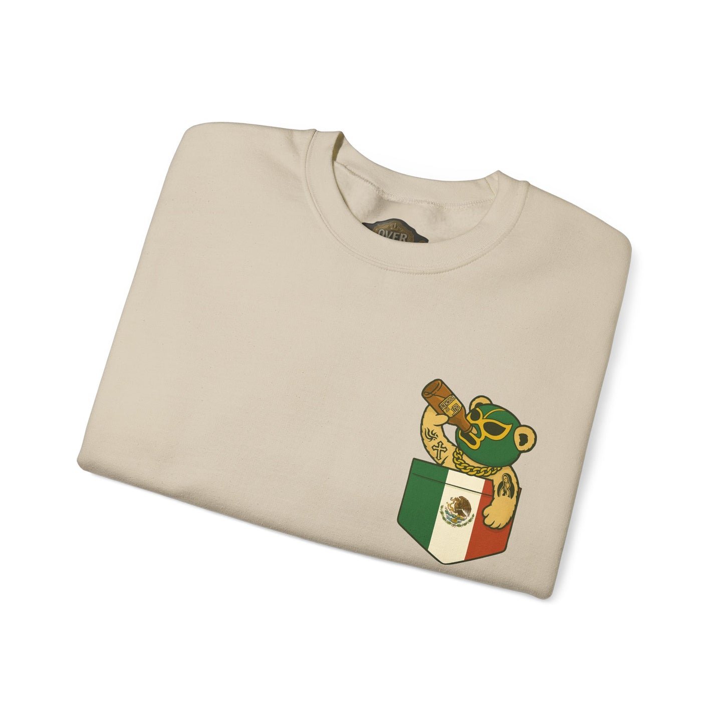 Retro 3 EL VUELO Summit White and Pine Green SweatShirt - OUT OF POCKET LUCHA