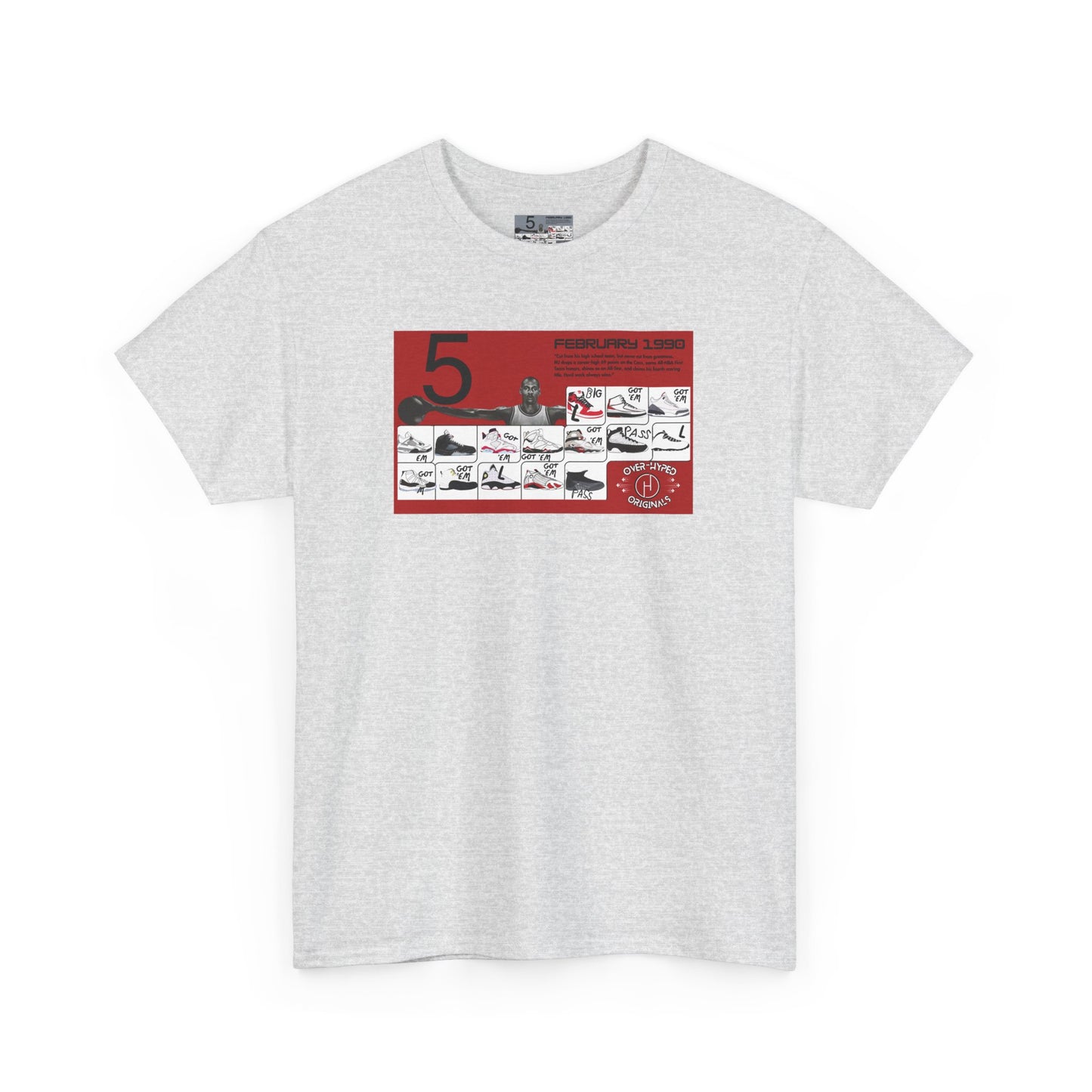 Retro 5 Black Metallic My Retro Card (Red) Shirt