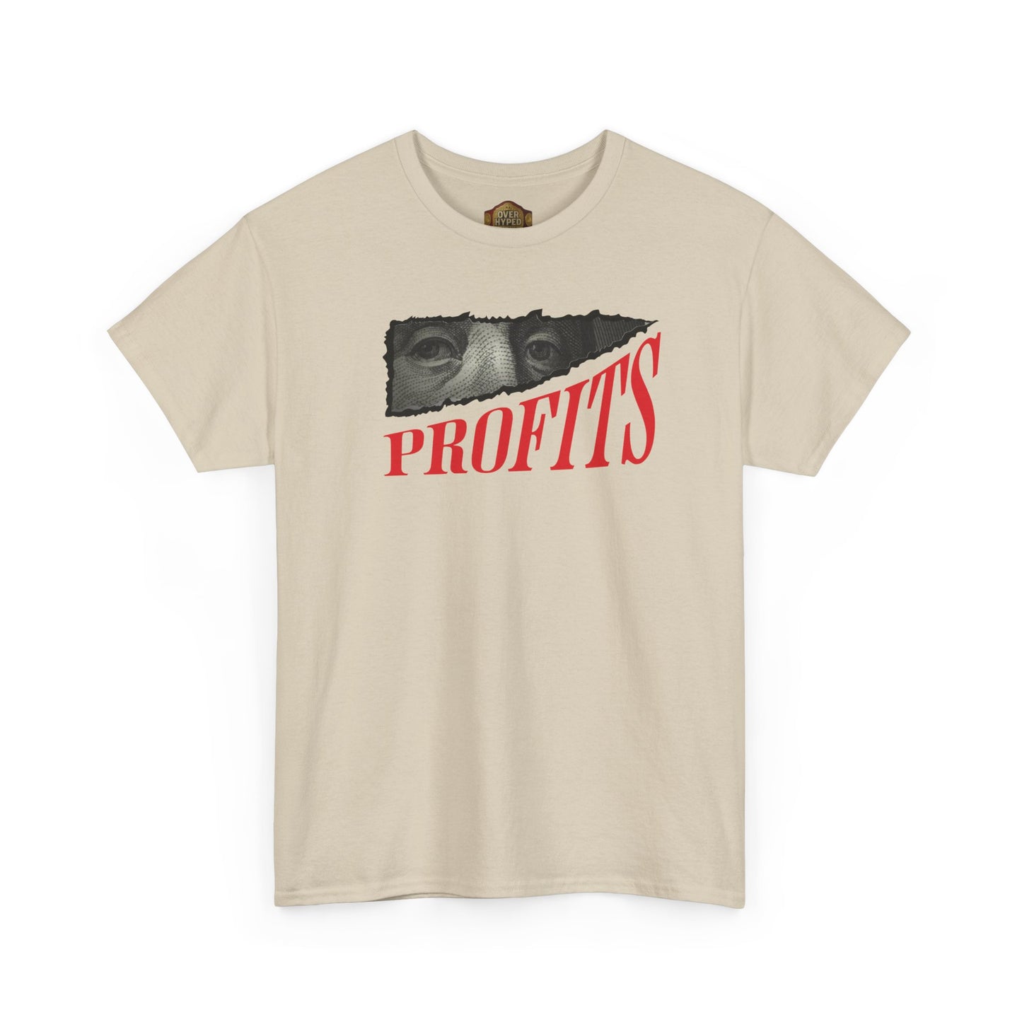 Retro 5 Fire Red "BLACK TONGUE" Shirt- -PROFITS